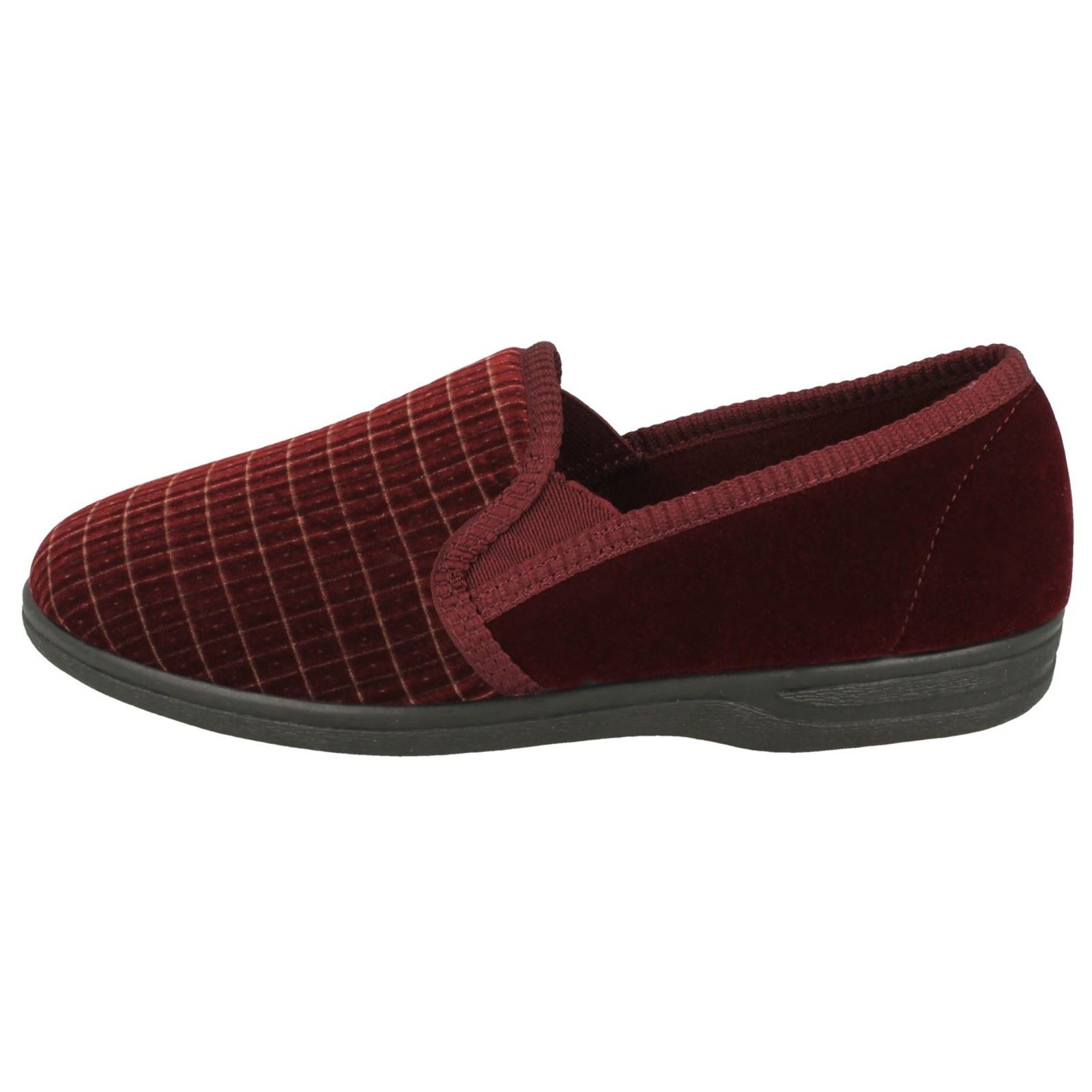 Mens Slippers Checkered Pattern Full Slippers 'Ryan' - Picture 3 of 10