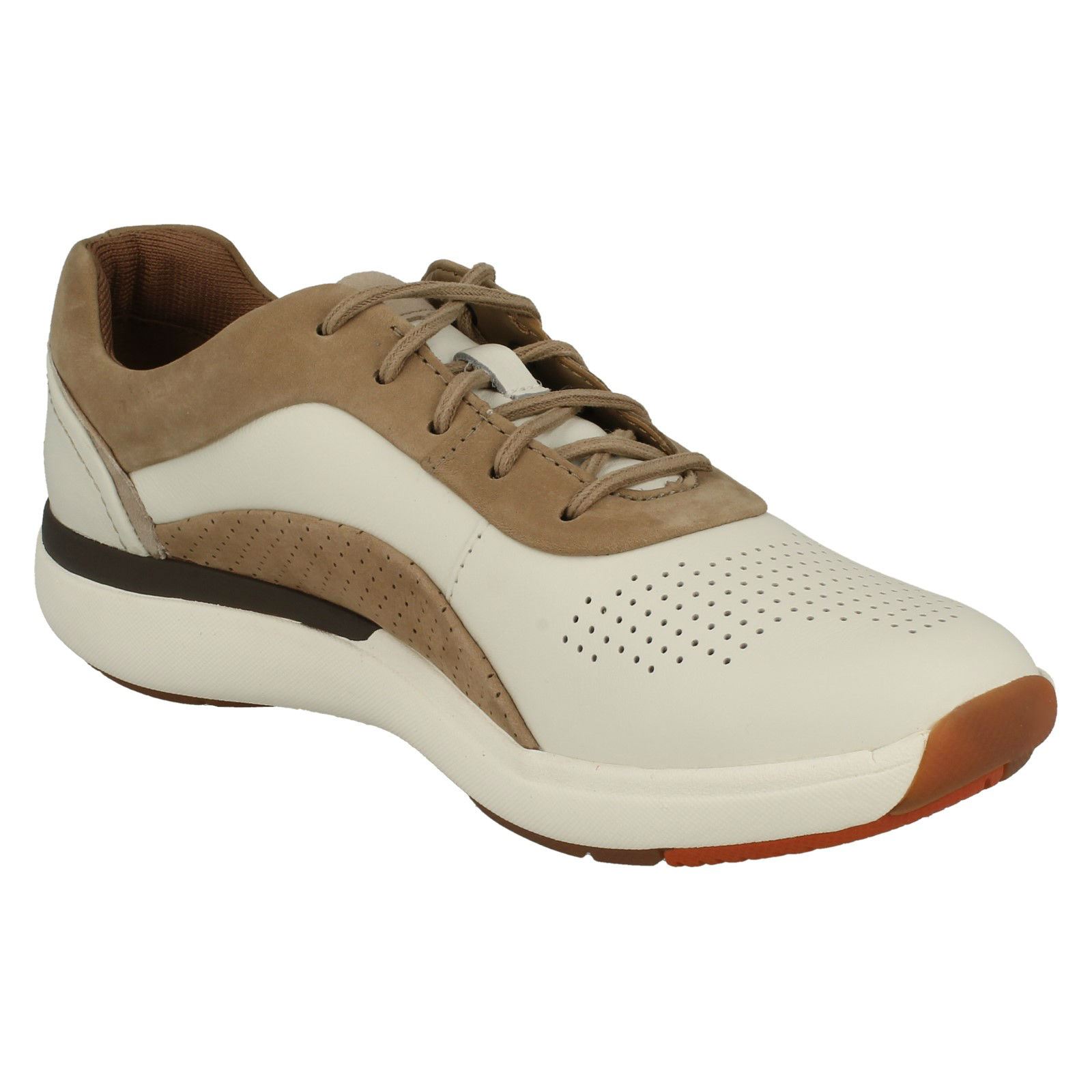 Un Scarpe Cruise strutturate casual ginnastica Clarks da Bianco Lace Ladies Cwq5SYx