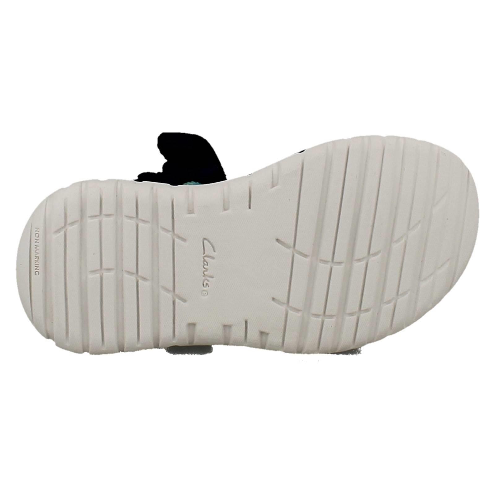 Kids Clarks Pattern Detailed Adjustable Sandals Surfing Tide T - Picture 28 of 37