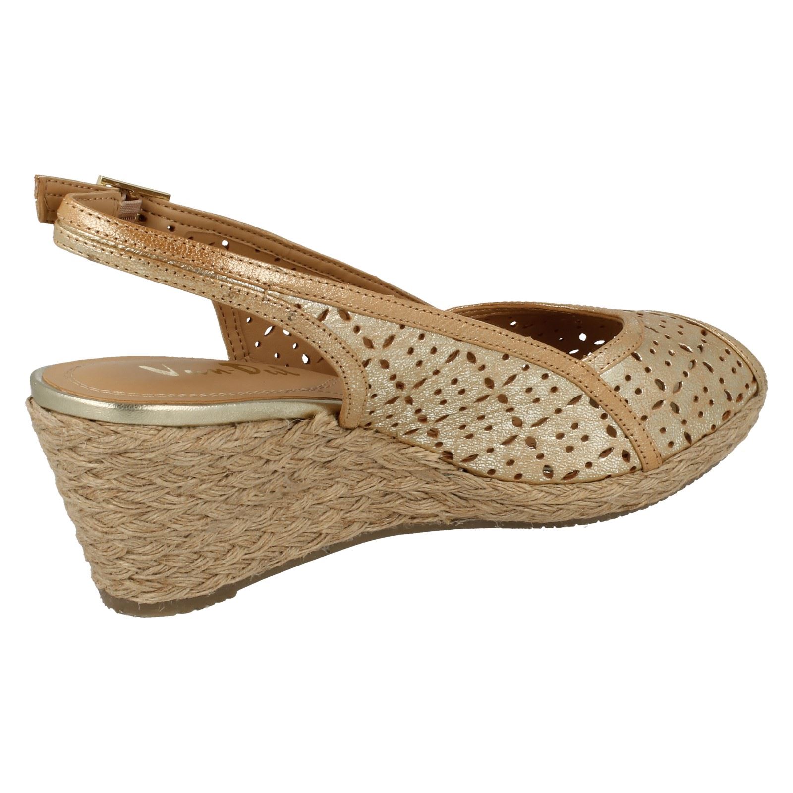 van dal peep toe wedge shoes