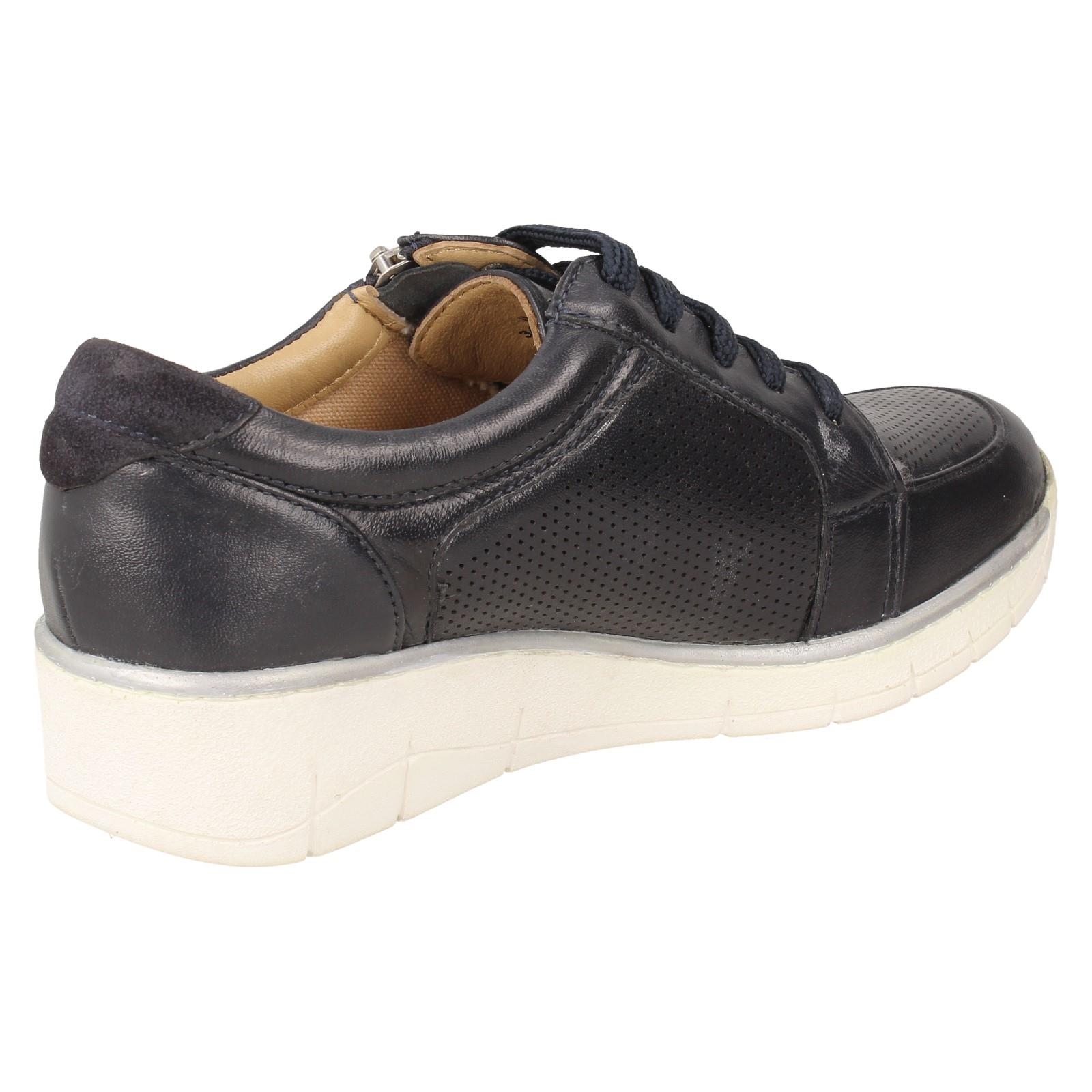 Zapatillas deportivas con cordones y cremallera lateral para dama Ivy - Imagen 18 de 19