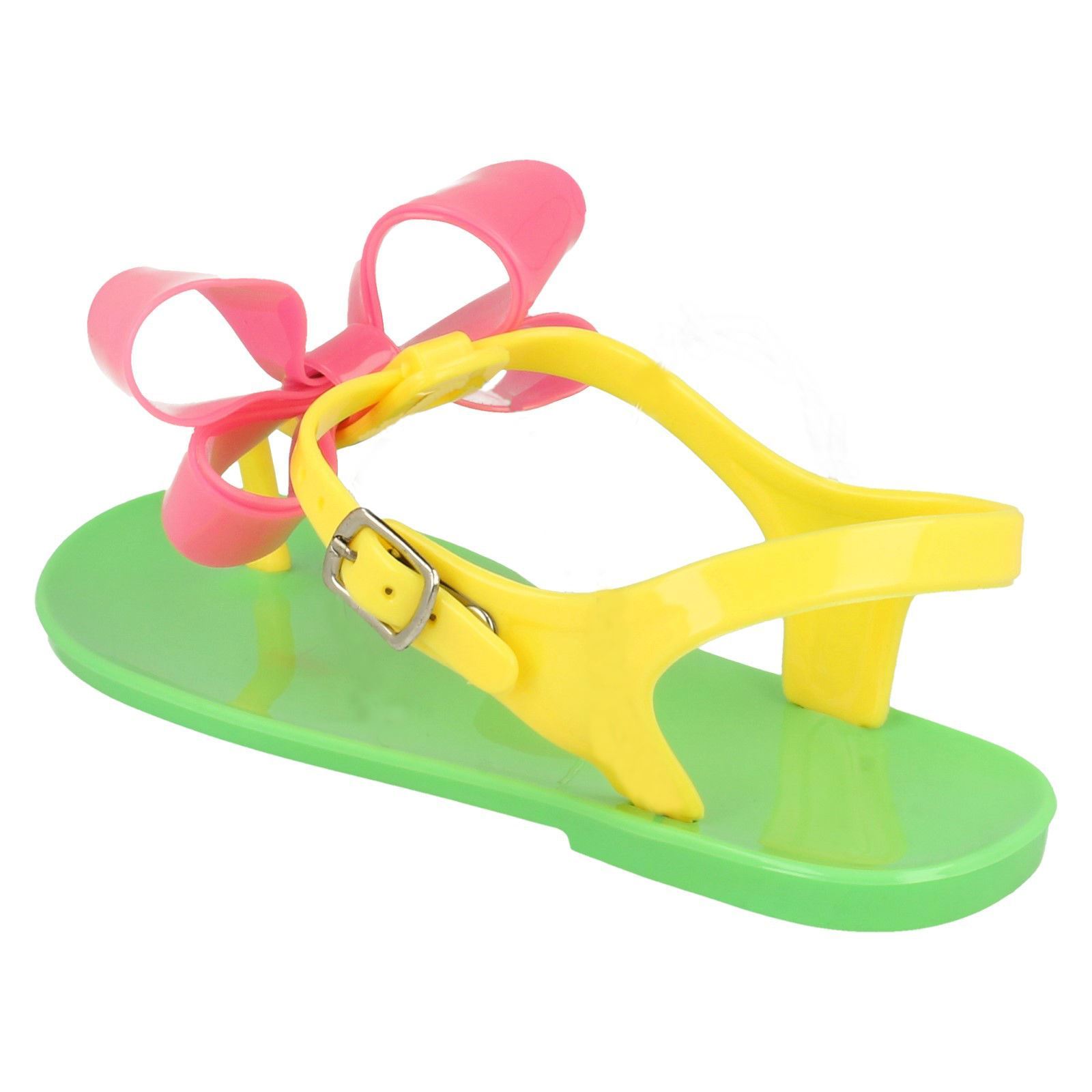 jelly toe post sandals