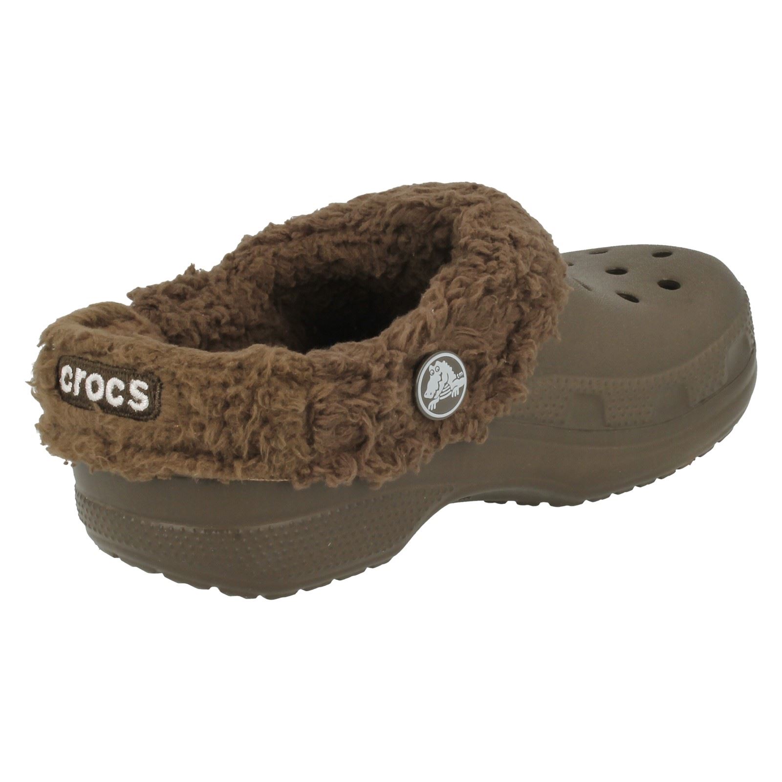 lined crocs for girls