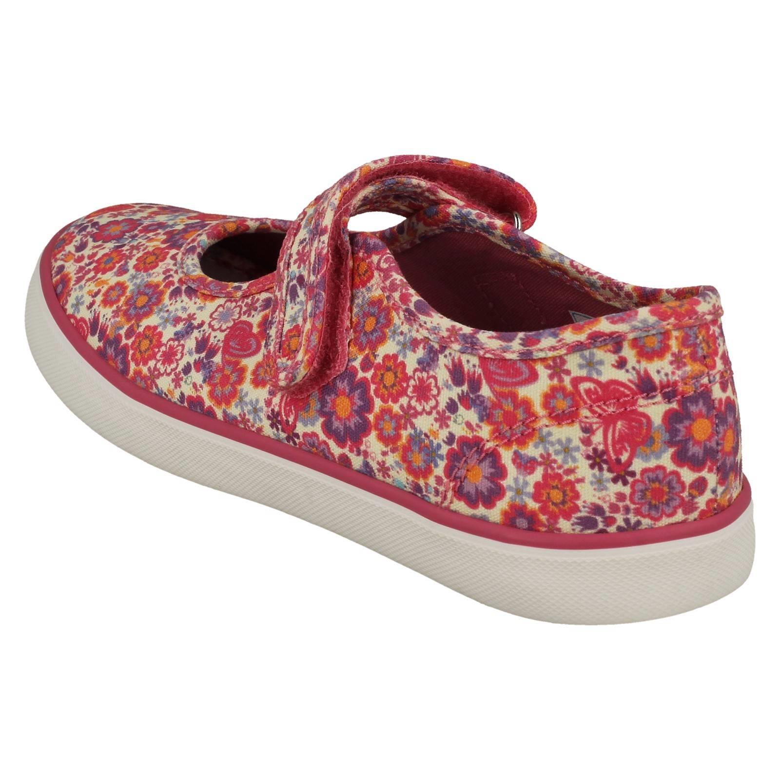"Zapatos de lona Mary Jane florales detallados florales para niñas ""Busy Lizzy"" - Imagen 16 de 19
