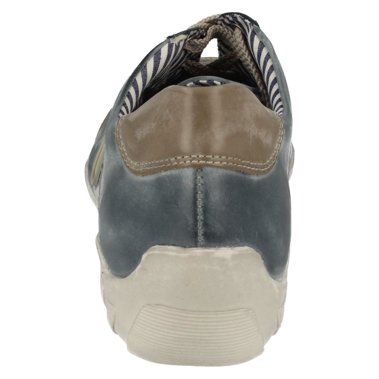i in Rounded tutti Toe Blu R3408 giorni Ladies pelle Scarpe per stringate Casual Remonte CUYqYwv