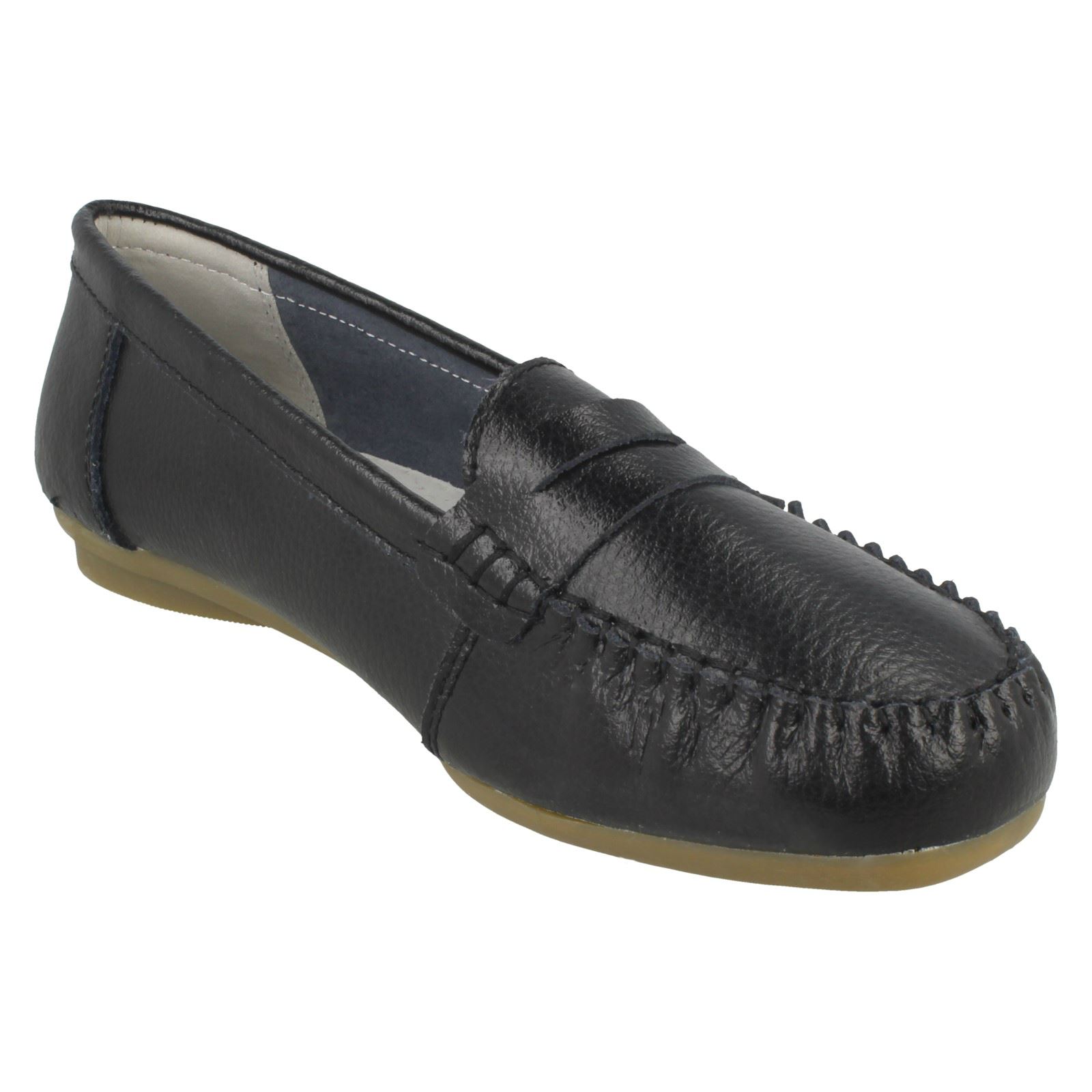 Ladies Down To Earth Leather Shoes F8R0445 - Picture 8 of 64