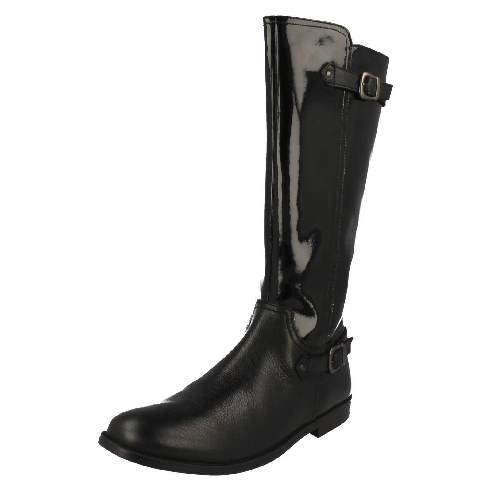 Girls Startrite Flat Knee High Boot with Buckle Details 'Cavaletti' - Picture 11 of 28