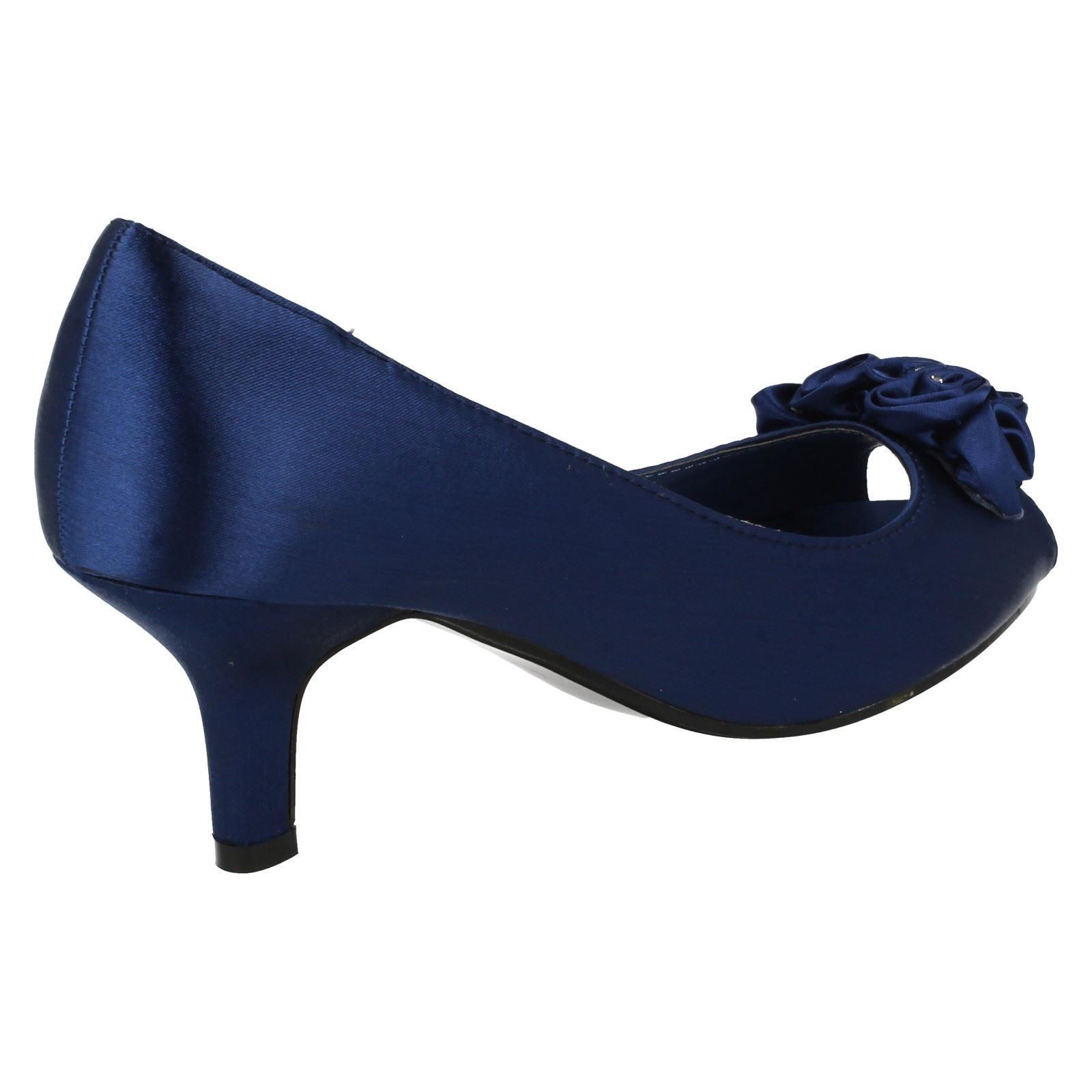 "Zapatos para dama Spot On Peep Toe con ""detalle floral"" - Imagen 33 de 55