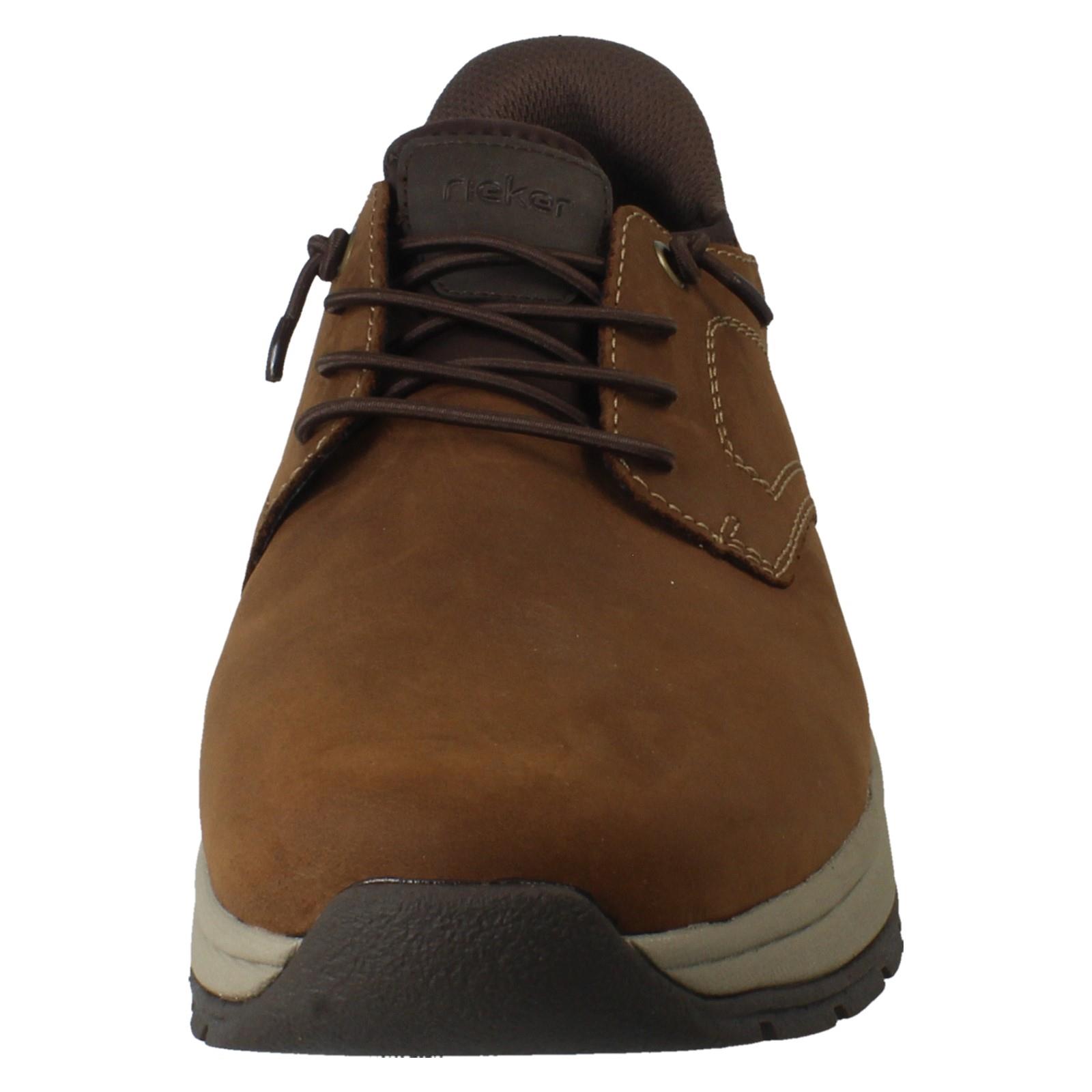 Mens Rieker Extra Wide Elasticated Lace Casual Suede Shoes 11050 - Picture 18 of 19