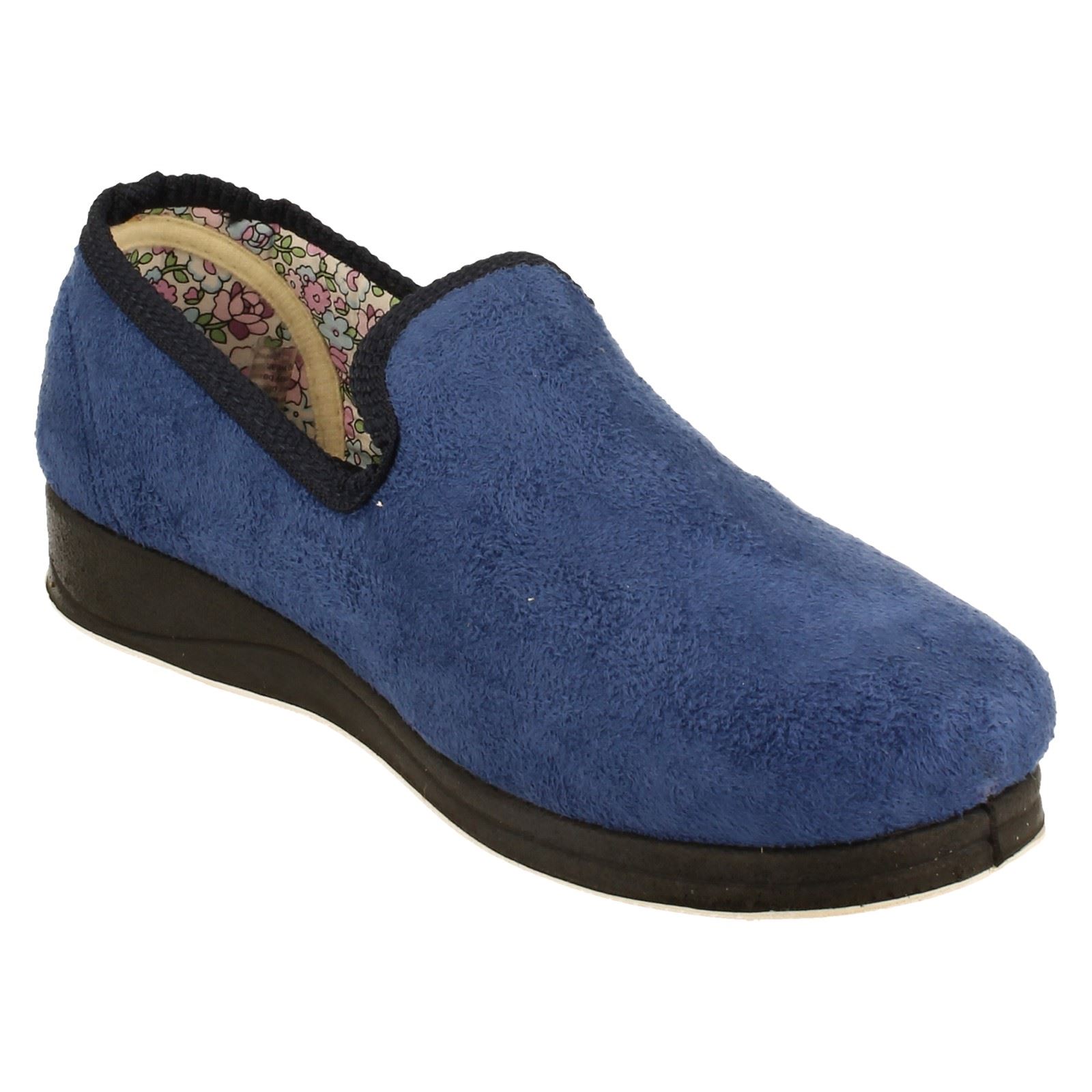 Ladies Padders Wide Fit Slippers 'Repose 18' - Picture 17 of 19