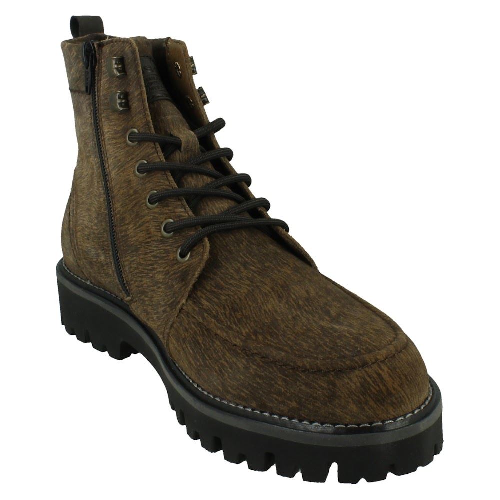Mens Rieker Suede Leather Lace Up & Zip Extra Width Casual Ankle Boots: 30414 - Picture 8 of 10