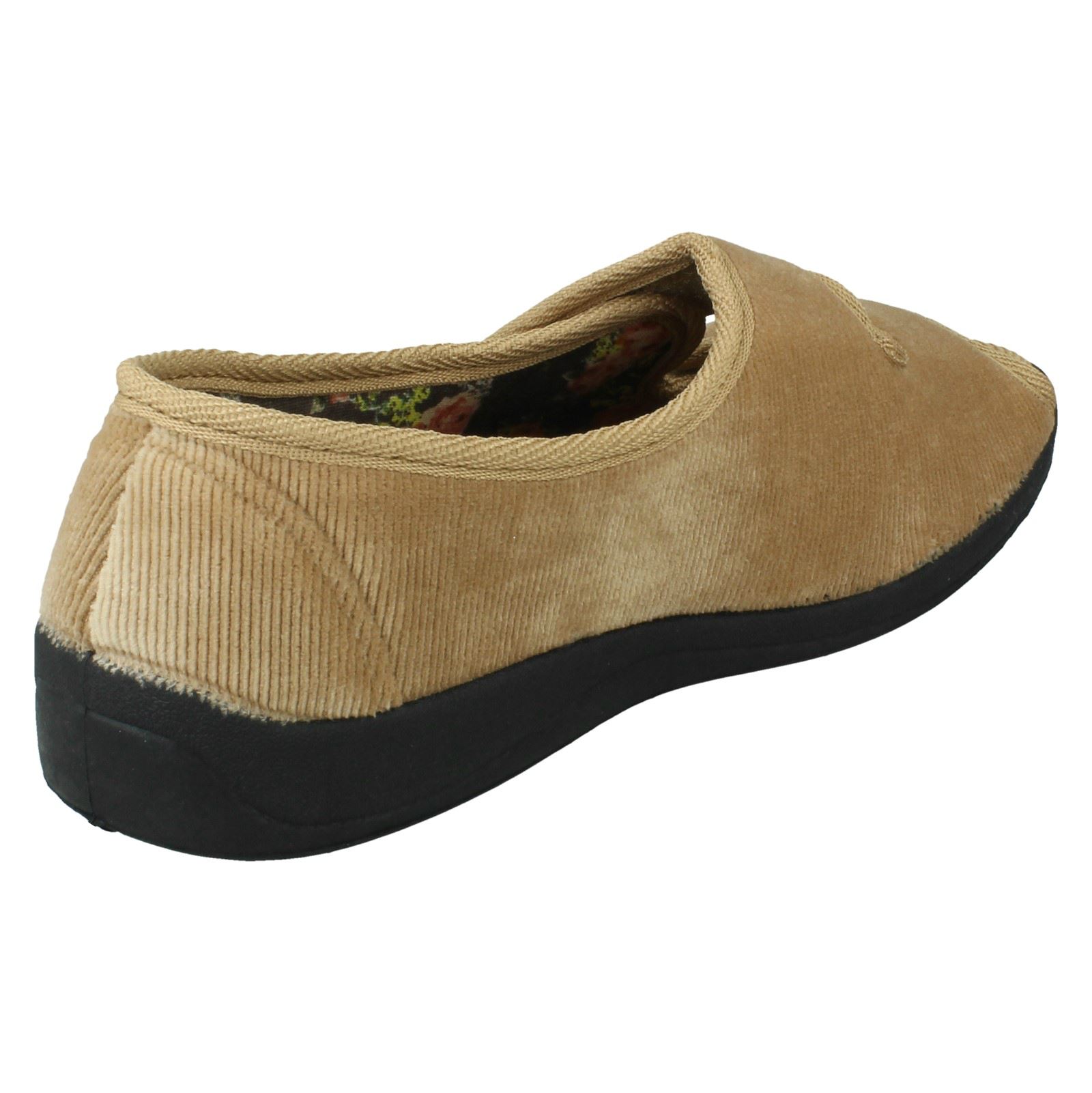 "Pantuflas forradas florales ""Mary"" para damas Four Seasons" - Imagen 5 de 28