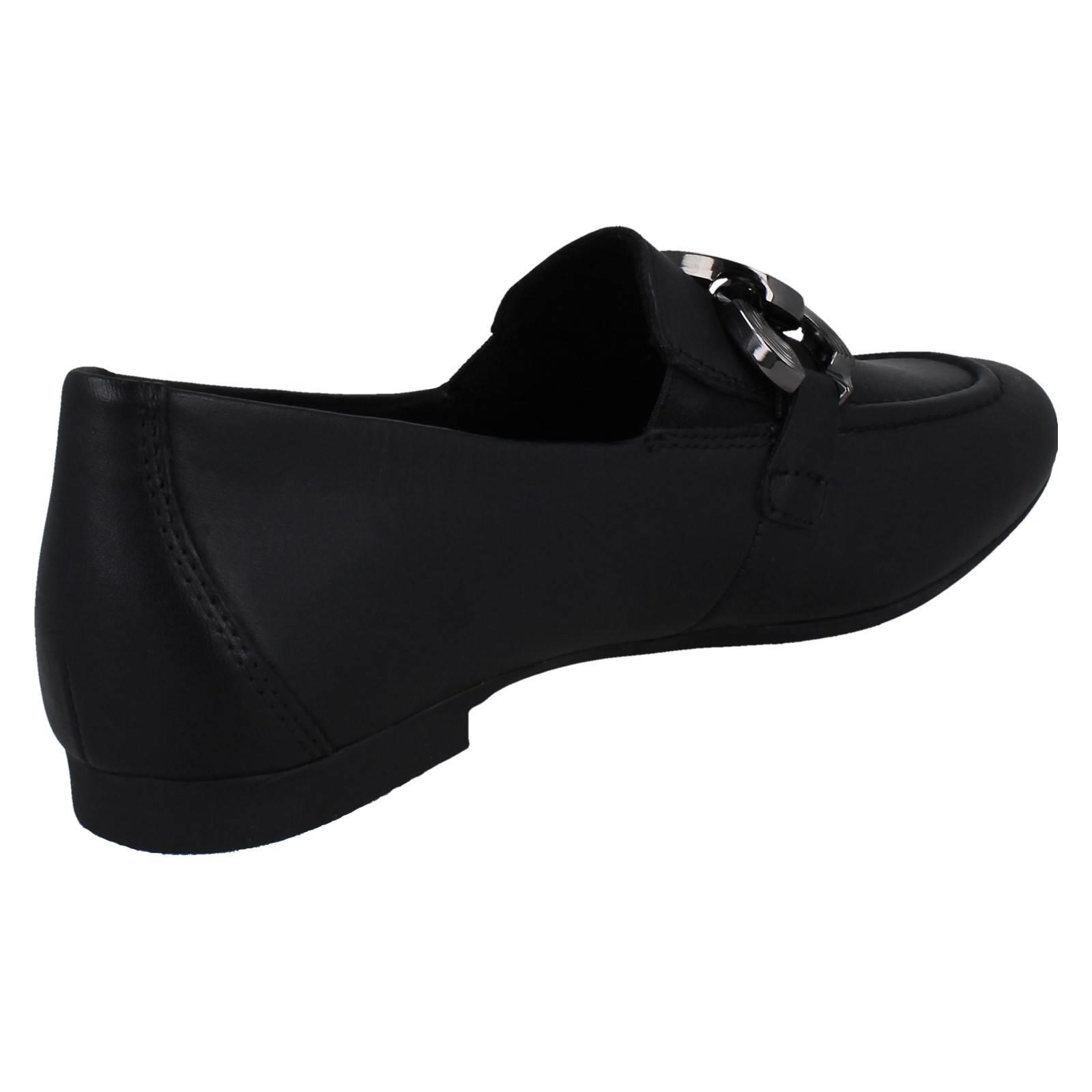 Ladies Remonte Soft Leather Loafers Removable Insoles Smart Office *D0K09* - Picture 6 of 19