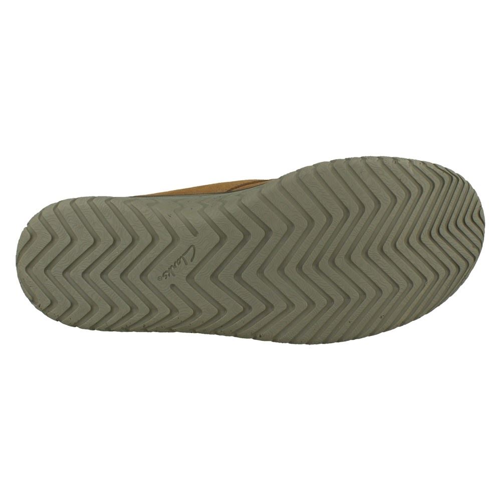 Mens Clarks Suede Leather Moccasin Lace Up Smart Casual Boots: RelaxLite Moc - Picture 19 of 19