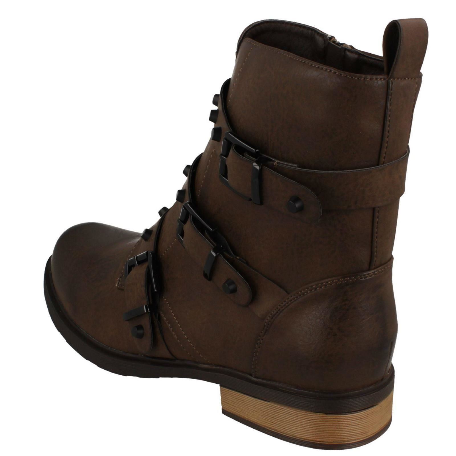 Ladies Spot On Ankle Boots - Picture 14 of 19