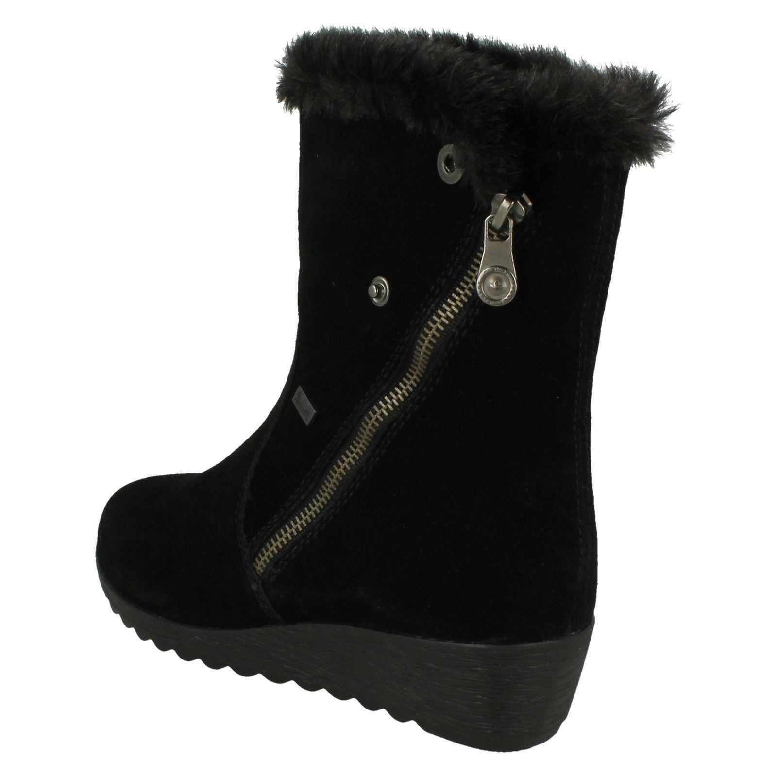 Damas Lana Rieker Lana Damas De Cordero Forrado botas al tobillo-Z2470 d6ebe7 Damas Lana Rieker Lana Damas De Cordero Forrado botas al tobillo-Z2470 d6ebe7