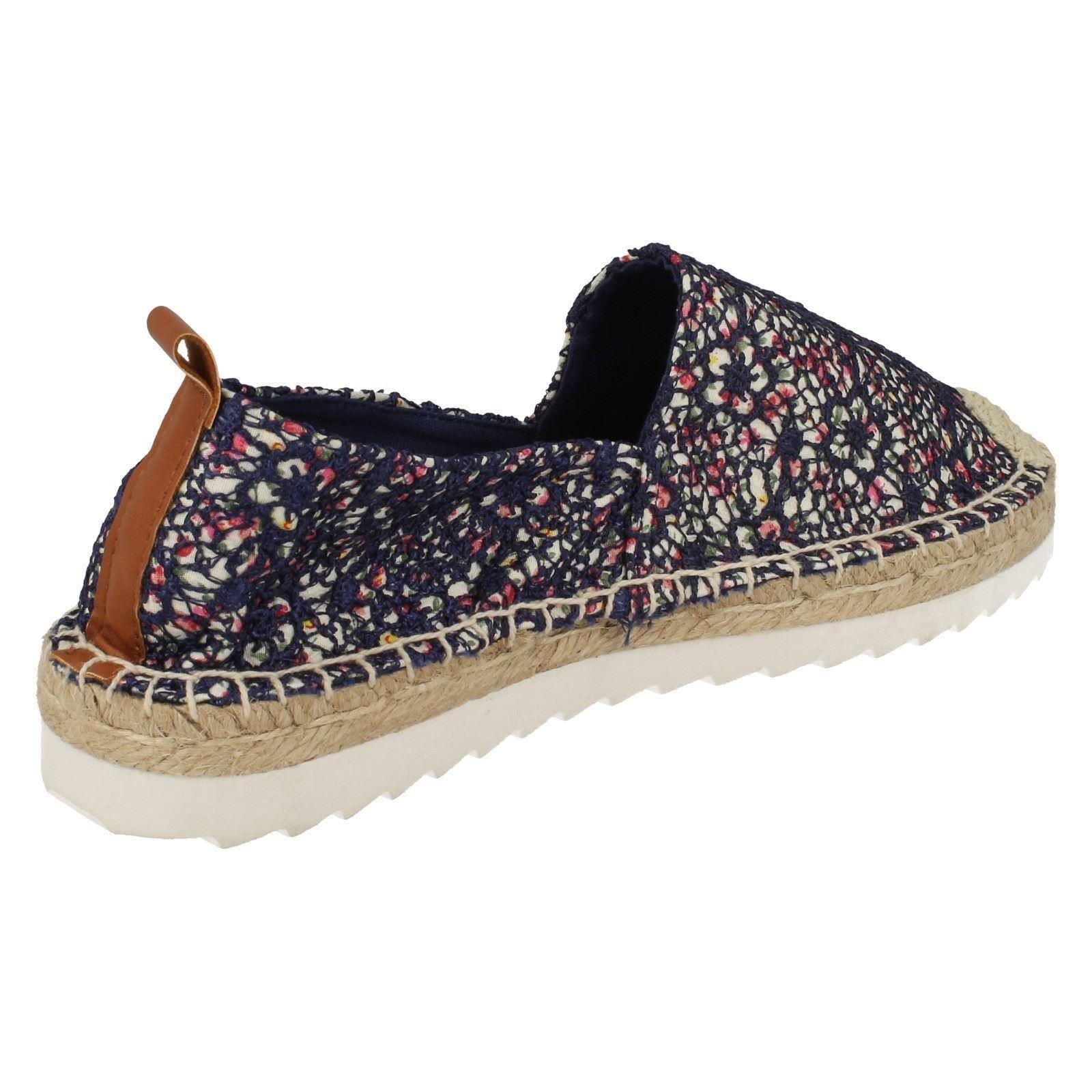 Ladies Savannah Casual Summer 'Canvas Pumps' - Picture 15 of 19