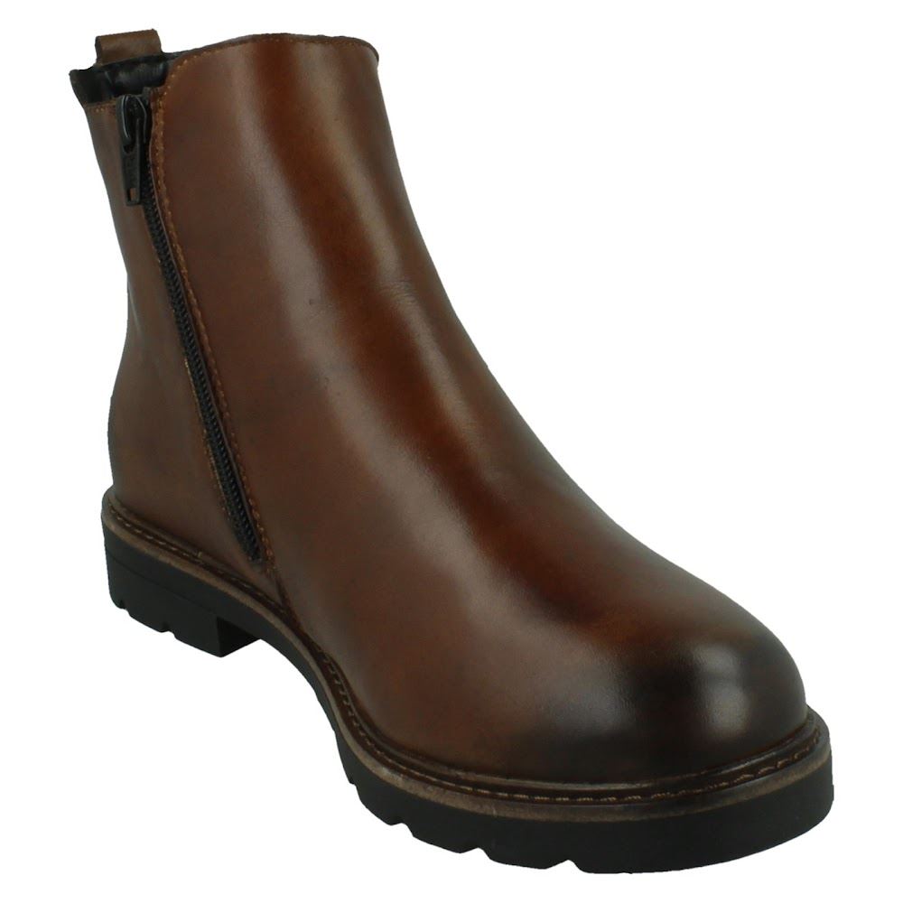 Ladies Remonte-Tex Water Resistant Leather Zip Up Casual Ankle Boots: D2Q70 - Picture 17 of 19