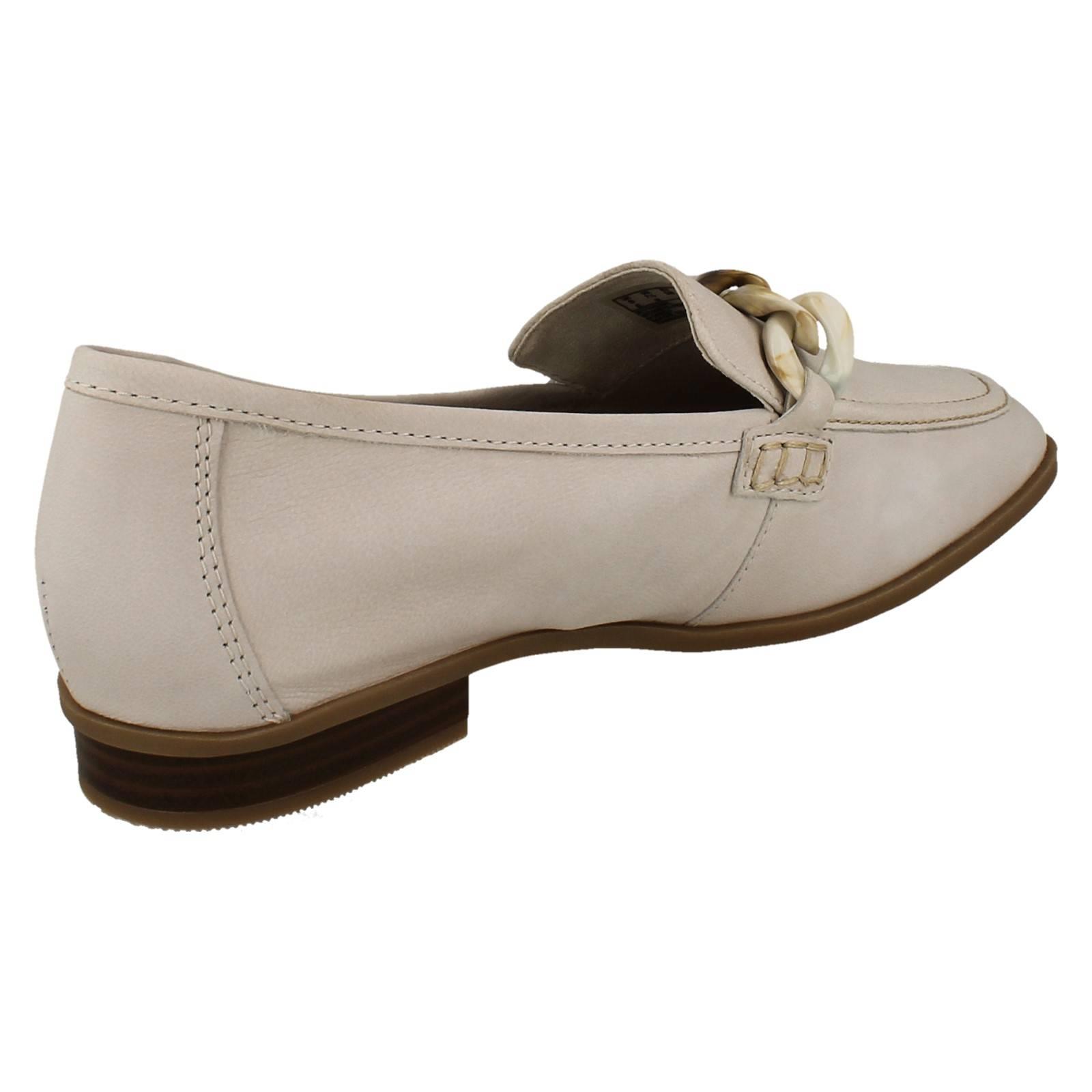 Mujer Clarks Cuero Suave Punta Cuadrada Mocasines Estilo Smart Zapatos: Sarafyna - Picture 42 of 55