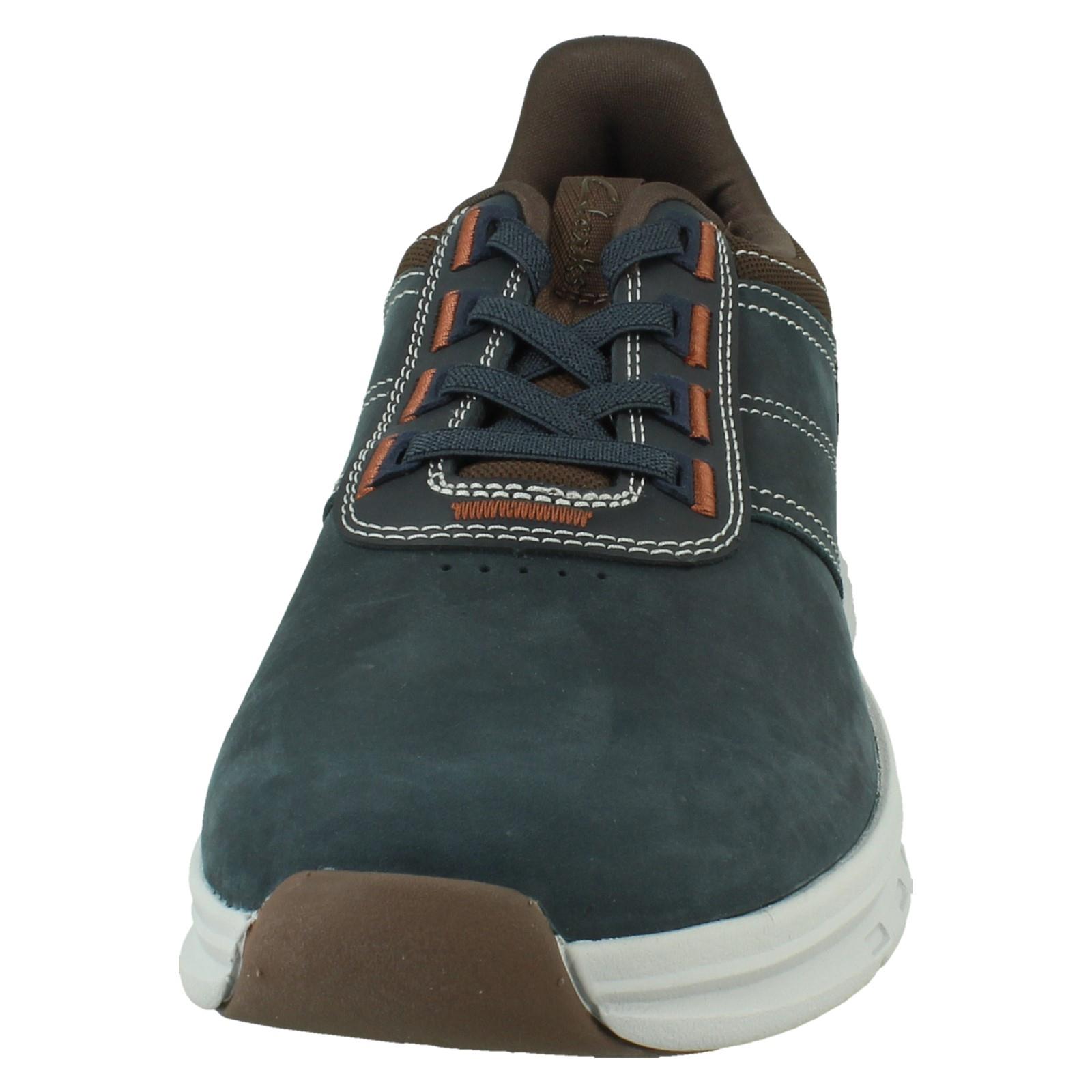 Entrenadores informales con cordones de cuero nobuck Clarks para hombre: Motion Trek LX - Imagen 9 de 19