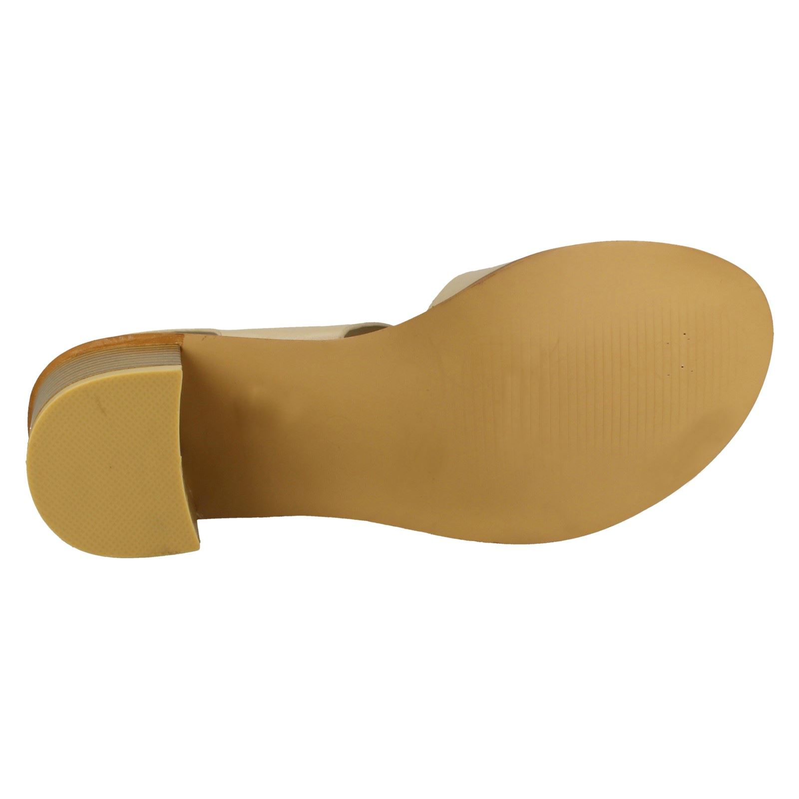 Ladies Anne Michelle Ankle Strap Casual Sandals With A Buckle Fastened Strap - Picture 26 of 28