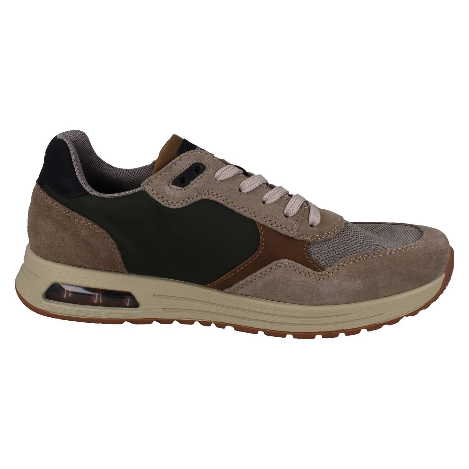 Rieker B1000 Lage sneakers voor heren, Beige, 46 EU