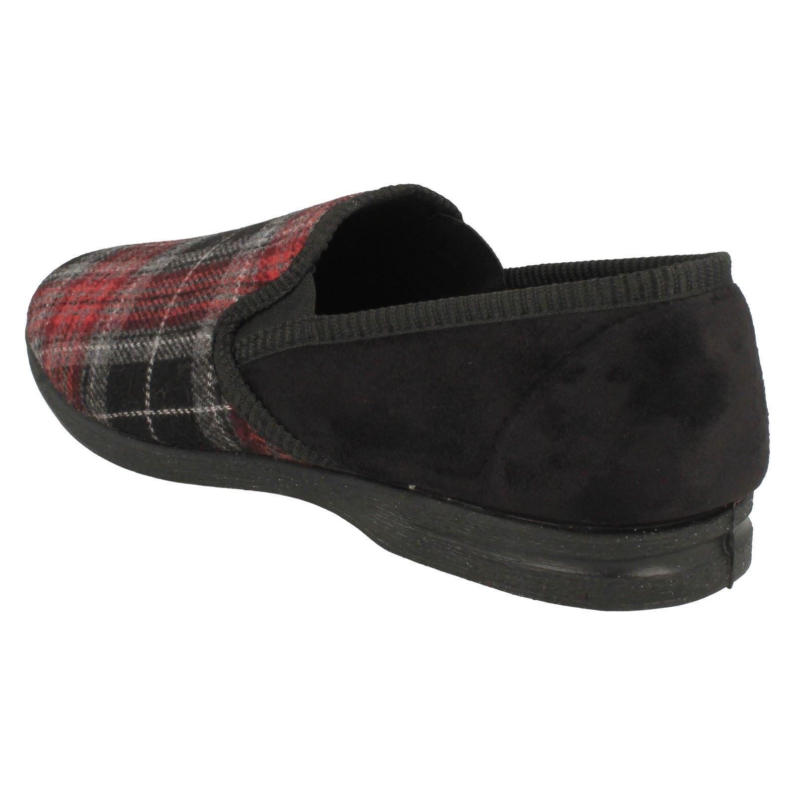 Herren Spot On Slipper Home Lounge Textil Hausschuhe X2R013 - Bild 13 von 19