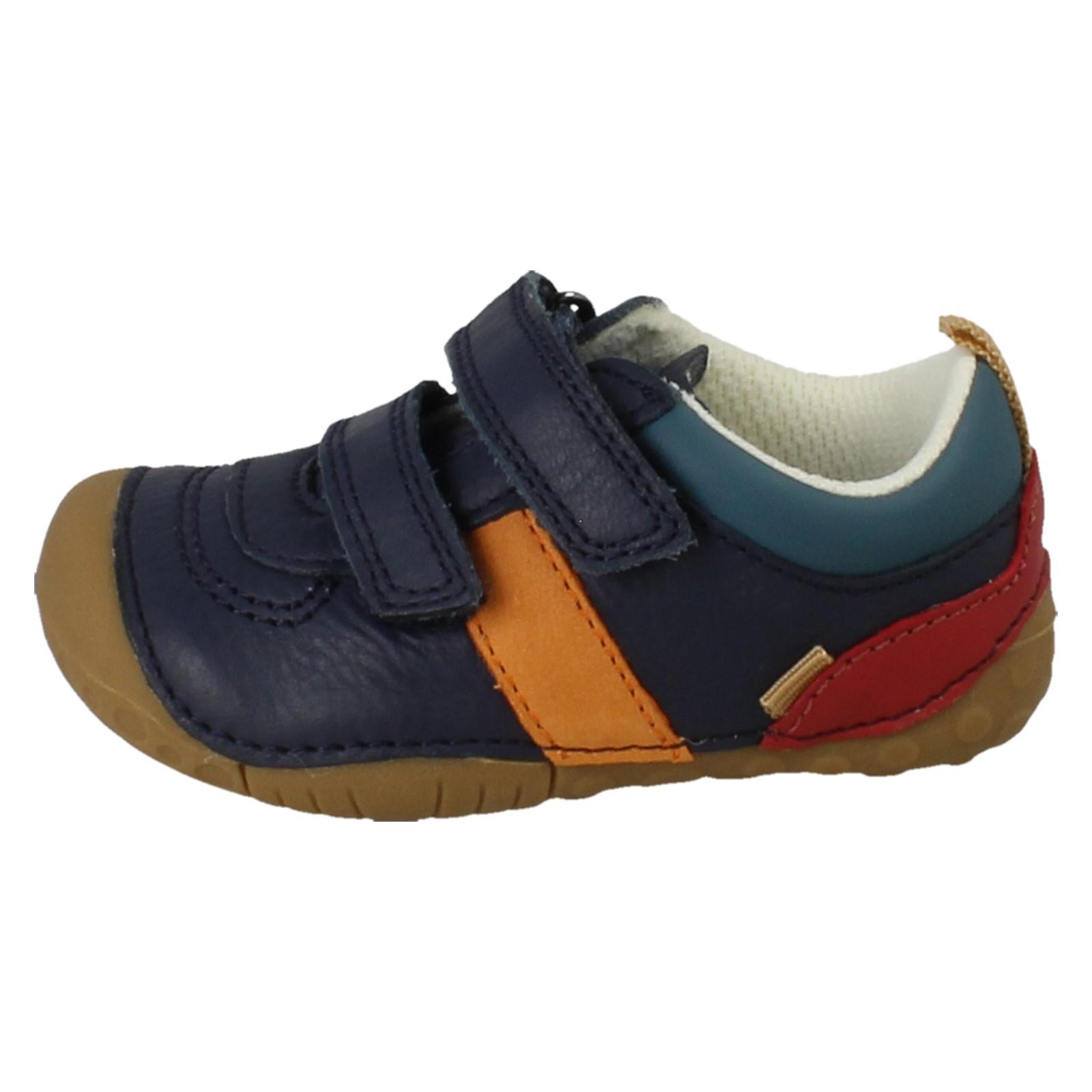 Boys Startrite Soft Leather Pre Walking Shoes With Heel/Toe Bumpers Zap - Picture 12 of 19