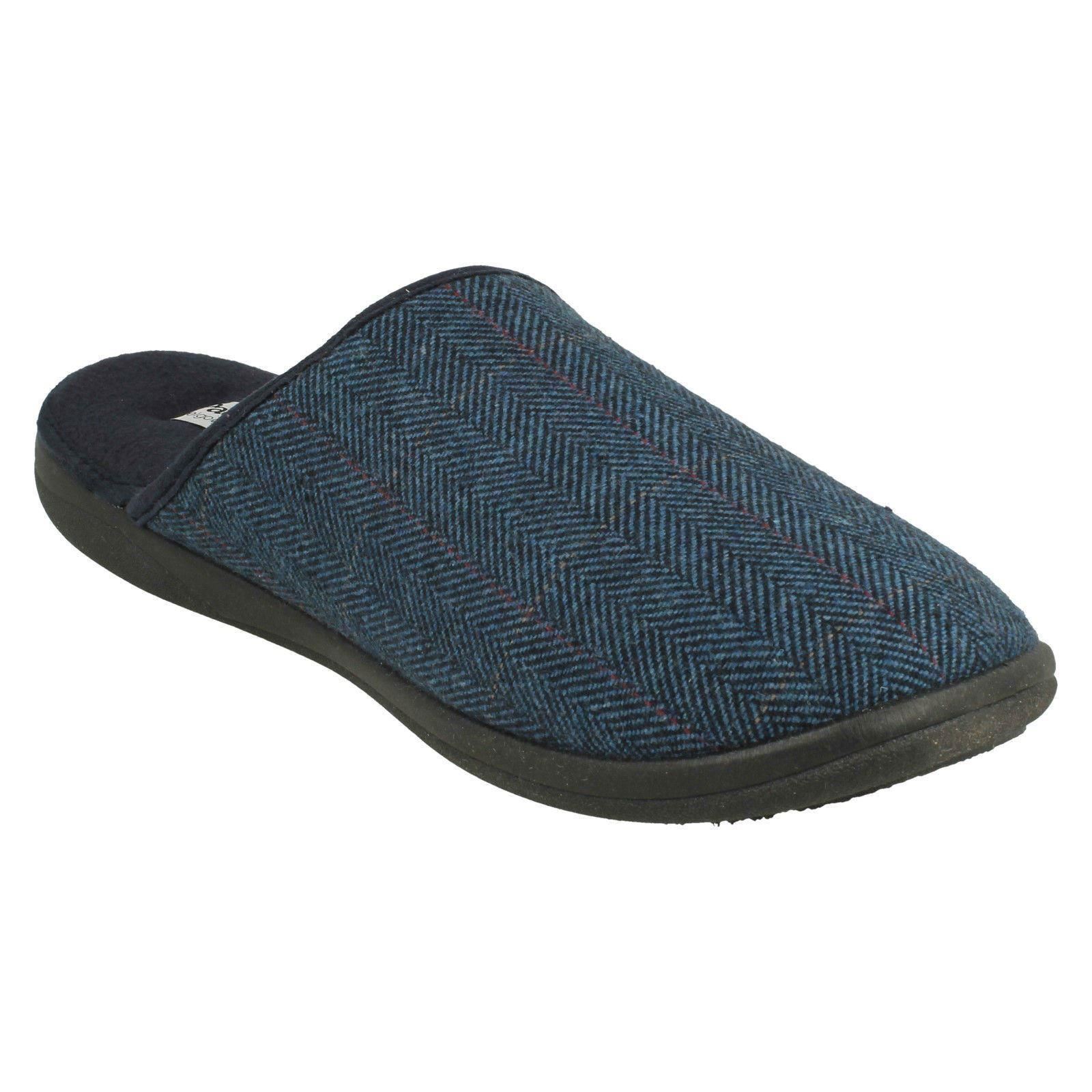 Almohadillas para hombre con cordones elegantes ciervo textil detallado zapatillas clavo - Imagen 26 de 28