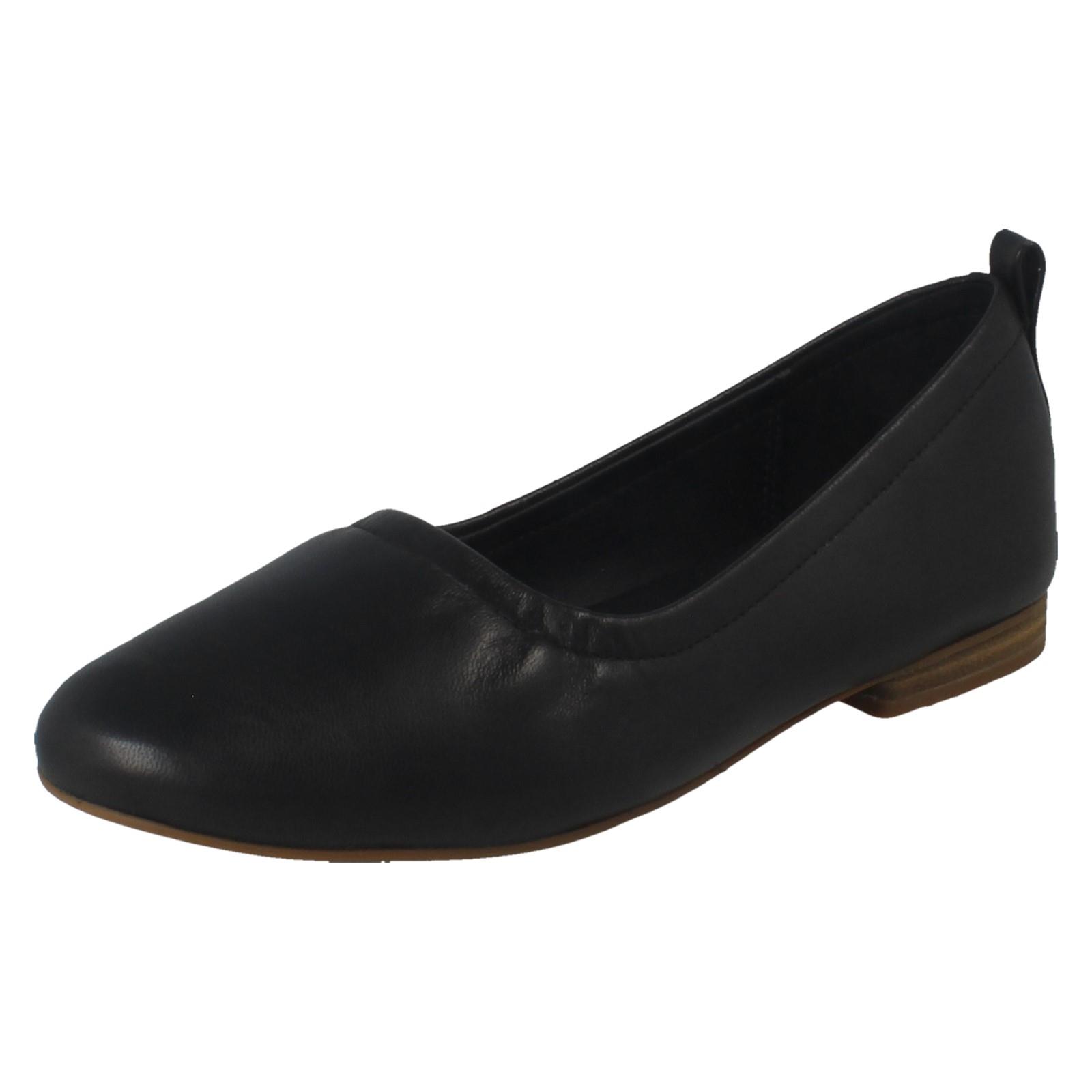 Bailarina sin cordones de cuero Laides Clarks zapatos planos inteligentes Fawna suaves *Fawna suaves* - Imagen 11 de 19