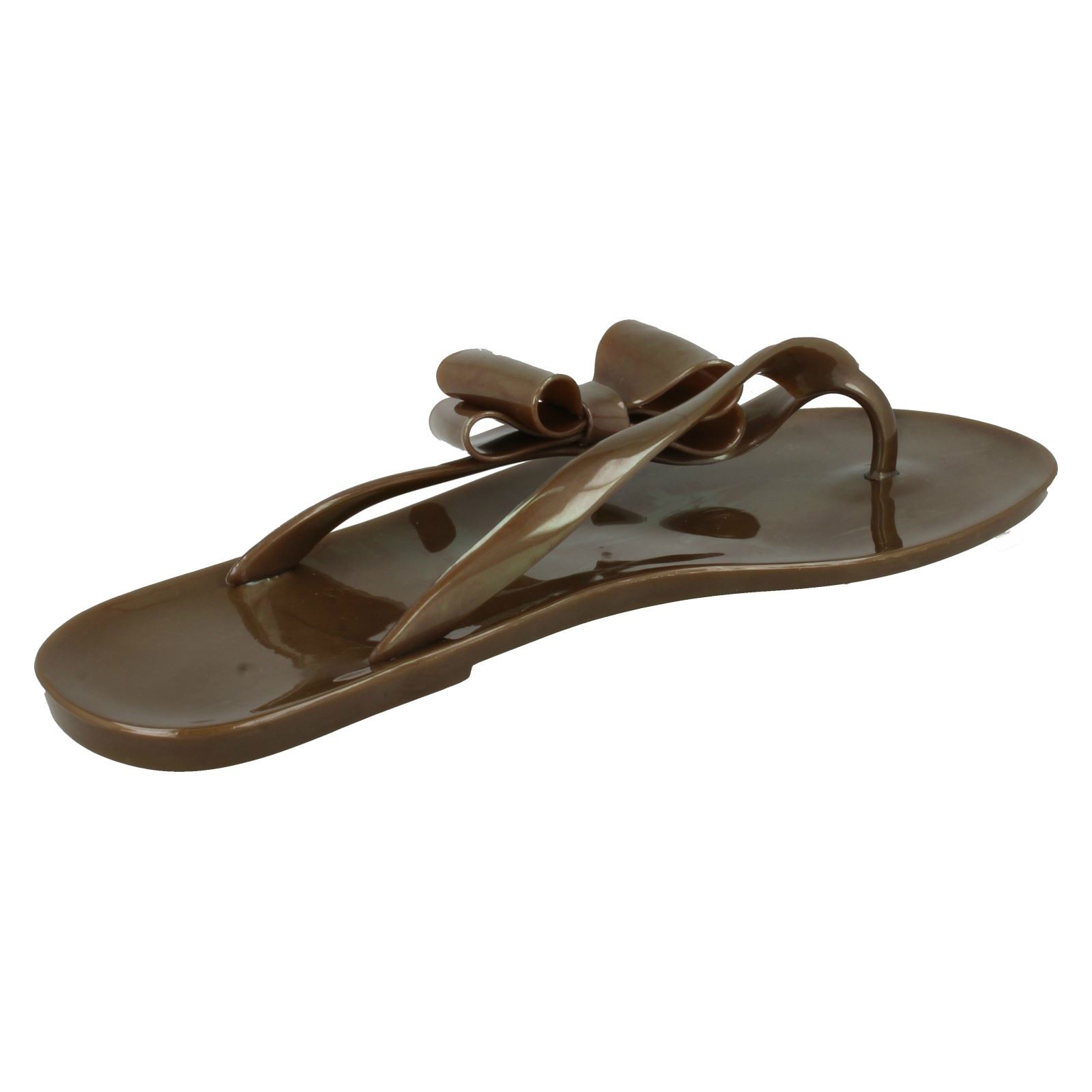 jelly toe post sandals