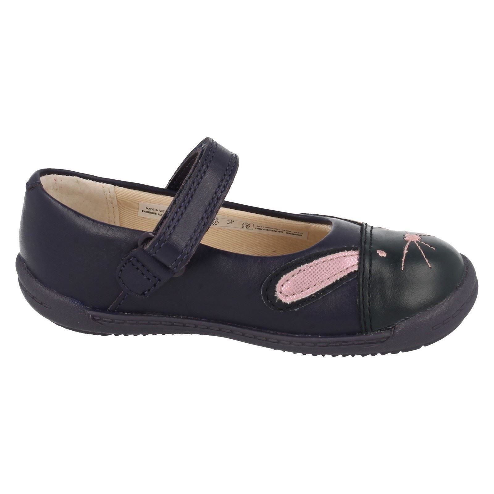 zapatos Bunny' azul 'iva Primeros Niñas Clarks azul marino 8wEq77Cn