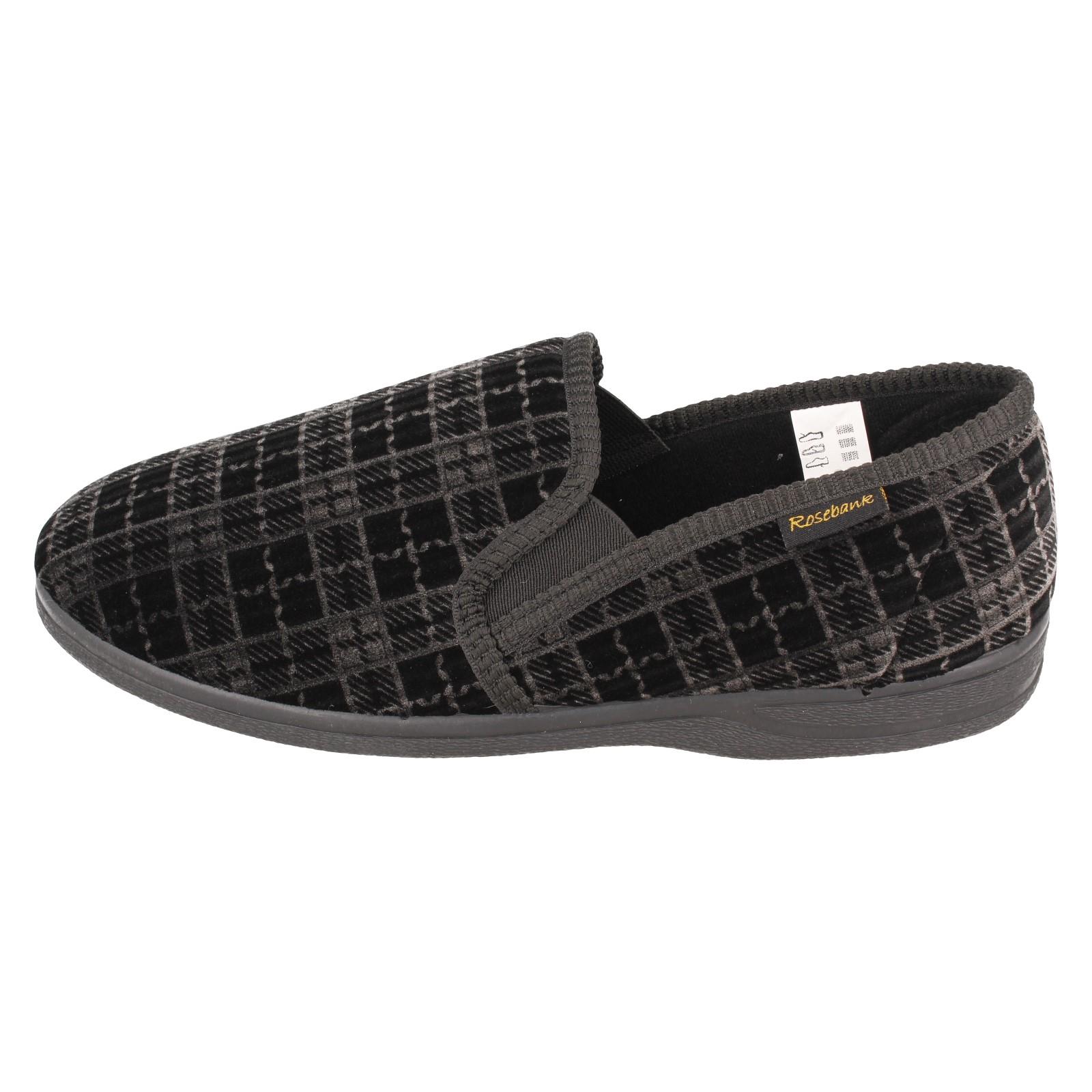 Mens Rosebank Twin Gusset Indoor Slippers Jack - Picture 12 of 19