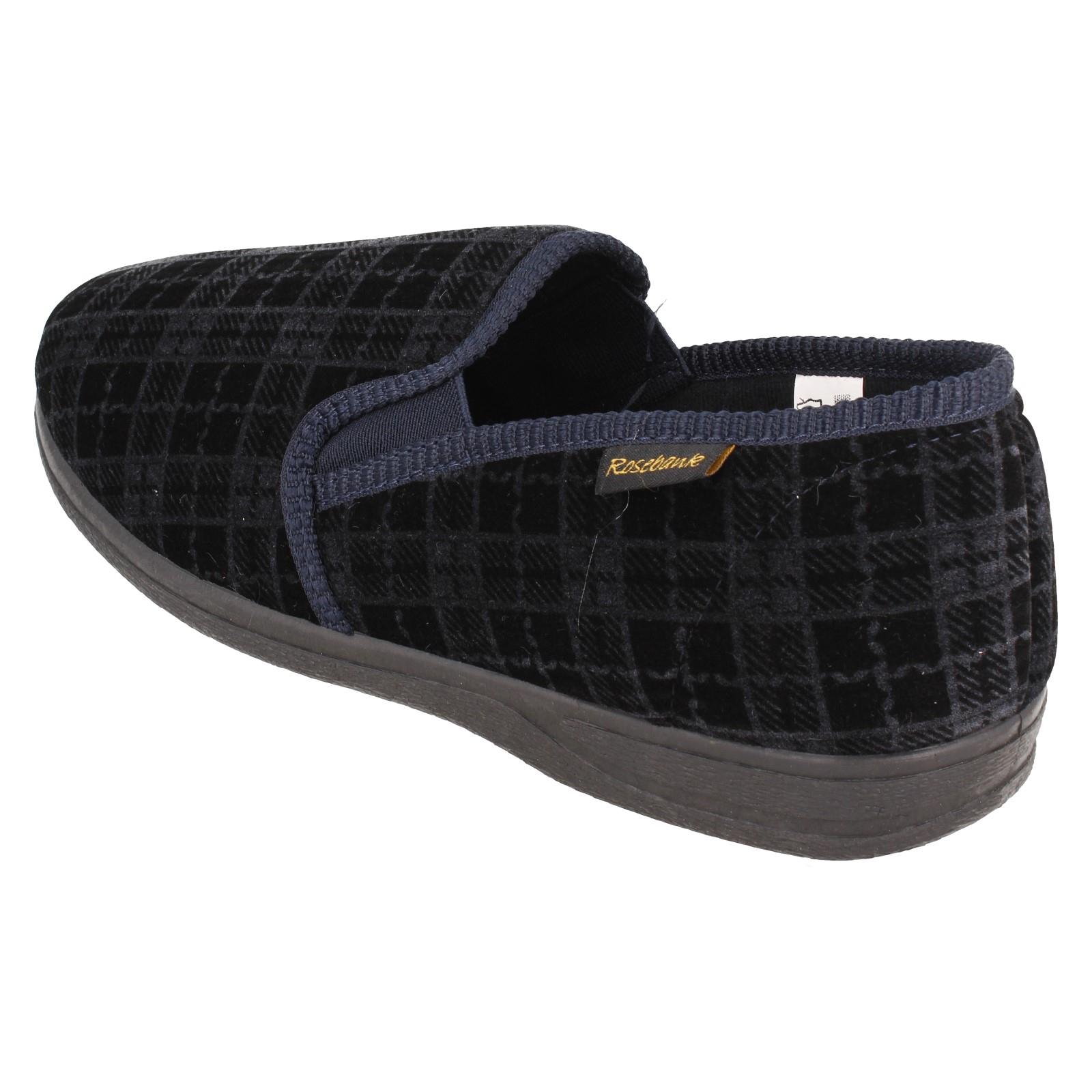 Mens Rosebank Twin Gusset Indoor Slippers Jack - Picture 4 of 19