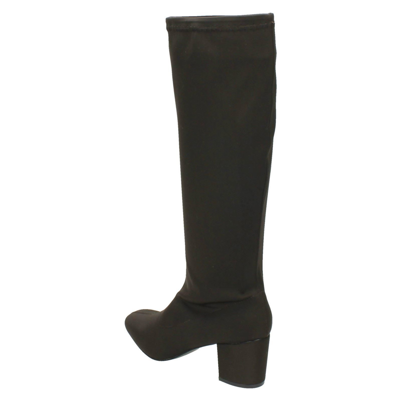 lycra knee high boots
