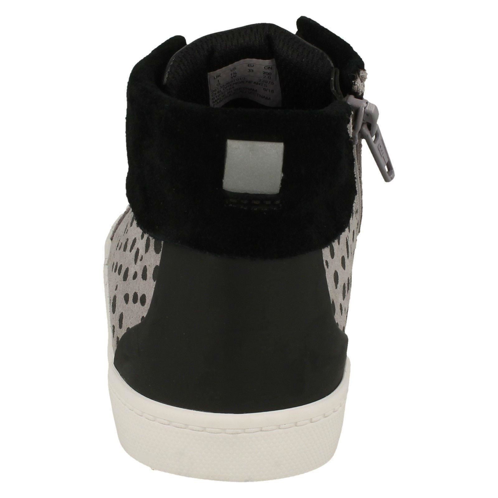 niños detalle Clarks de botines para Hi Clarks de Vine Clarks lunares con City Grey Botines g4SwnqEzq