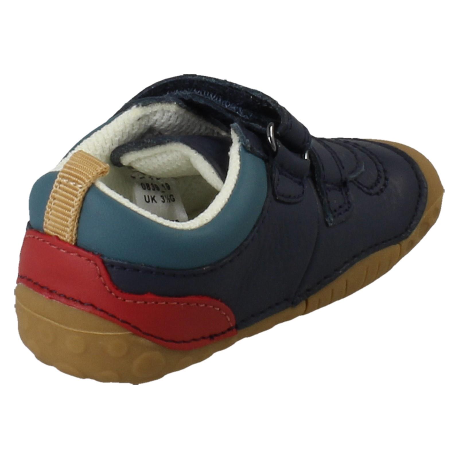 Boys Startrite Soft Leather Pre Walking Shoes With Heel/Toe Bumpers Zap - Picture 15 of 19