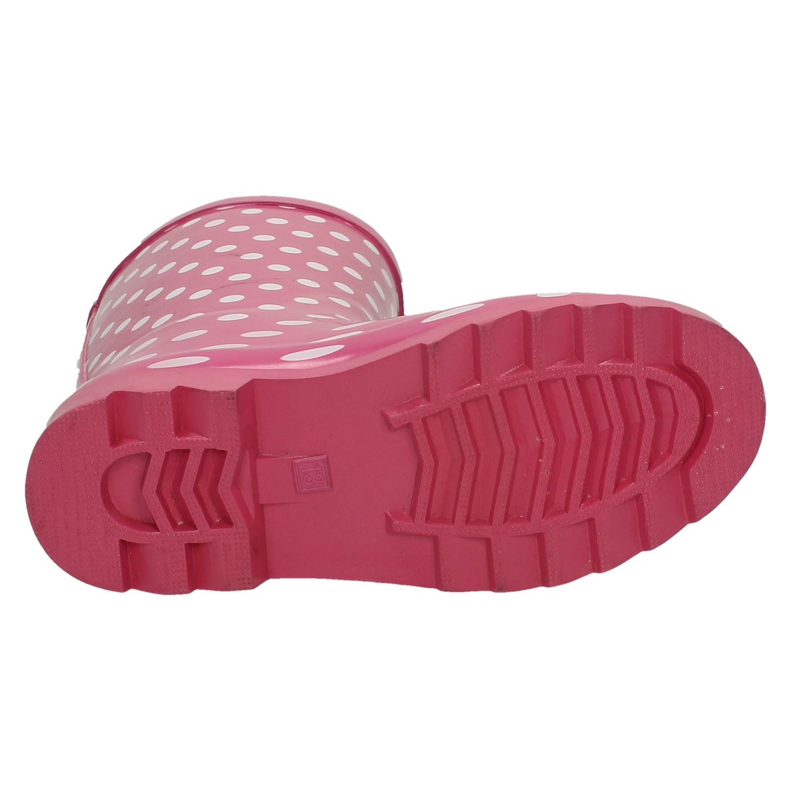 Girls Spot On Spotted 'Wellington' - Picture 12 of 28