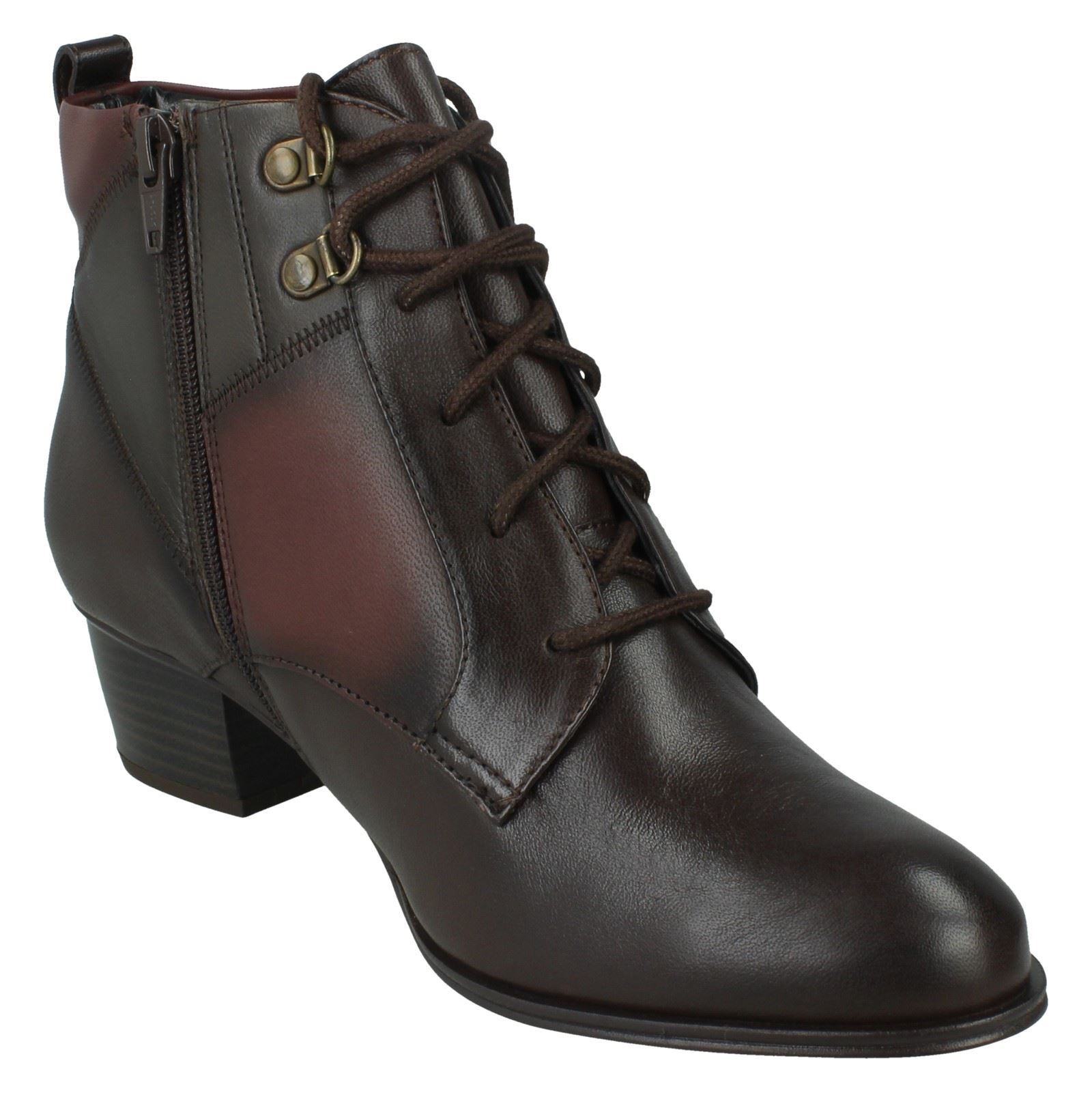 Ladies Van Dal Lace Up Ankle Boots Lark - Picture 15 of 19