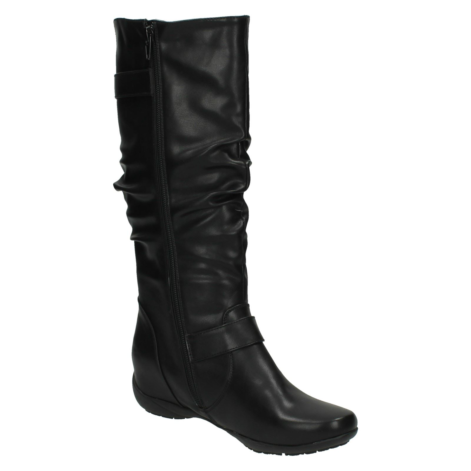 "Botas planas de pierna alta para damas ""F4R386"" - Imagen 8 de 19