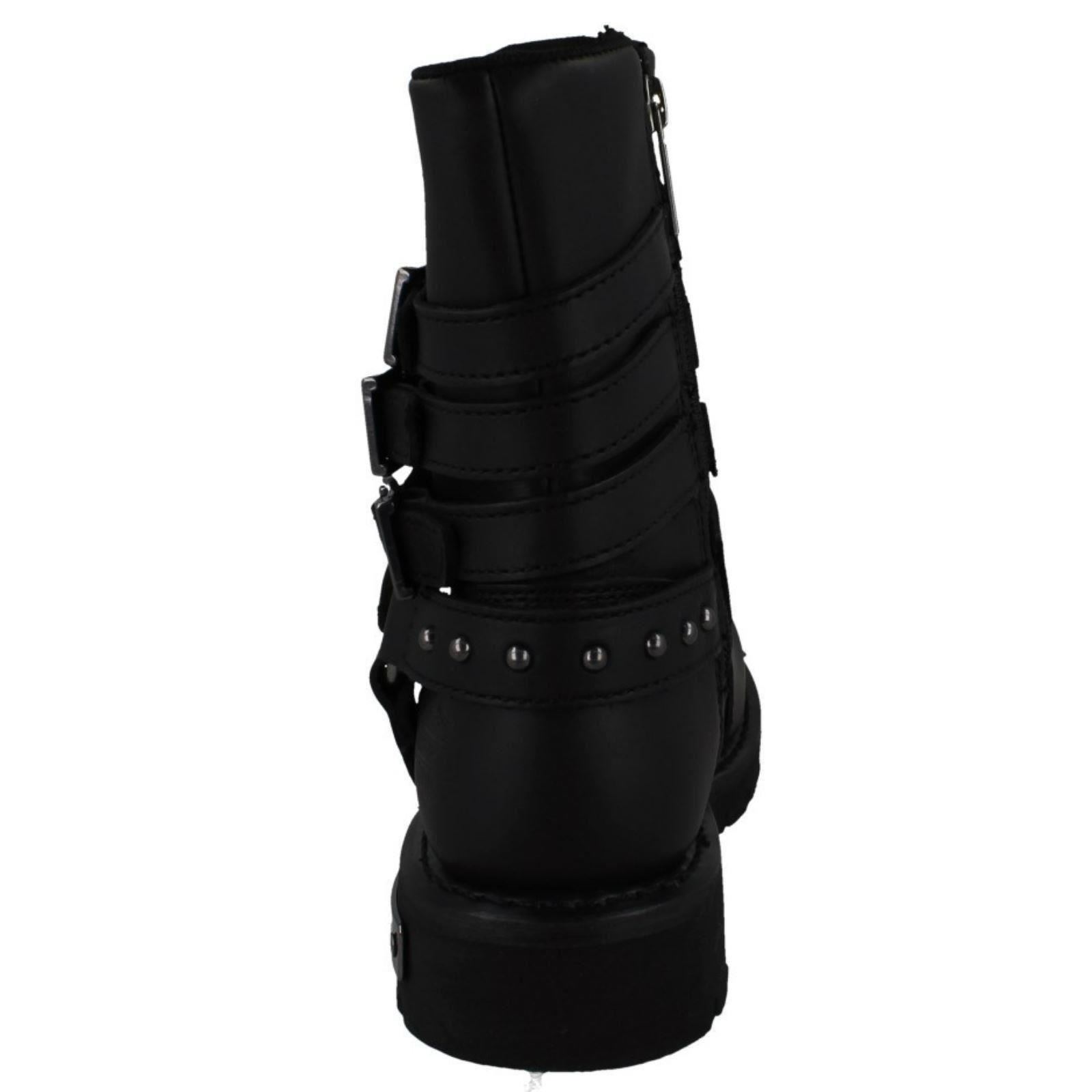 Señoras HARLEY DAVIDSON detalle botas de motociclista detalle DAVIDSON de hebilla a Eddington fd6738 Señoras HARLEY DAVIDSON detalle botas de motociclista detalle DAVIDSON de hebilla a Eddington fd6738