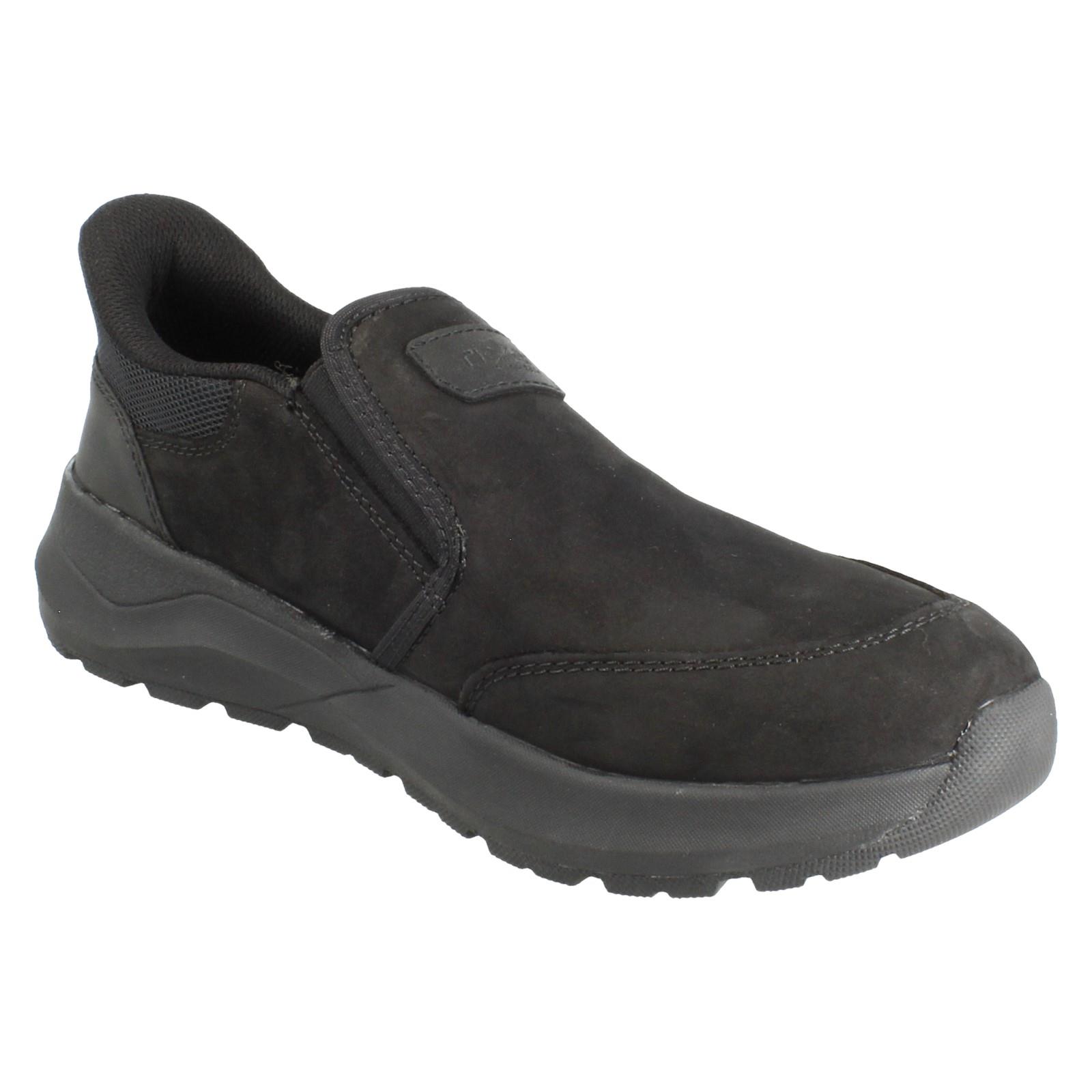 Hommes Rieker-Tex Cuir Prêt À Go à Enfiler Talons Mocassins Décontracté: 06052 - Picture 17 of 19
