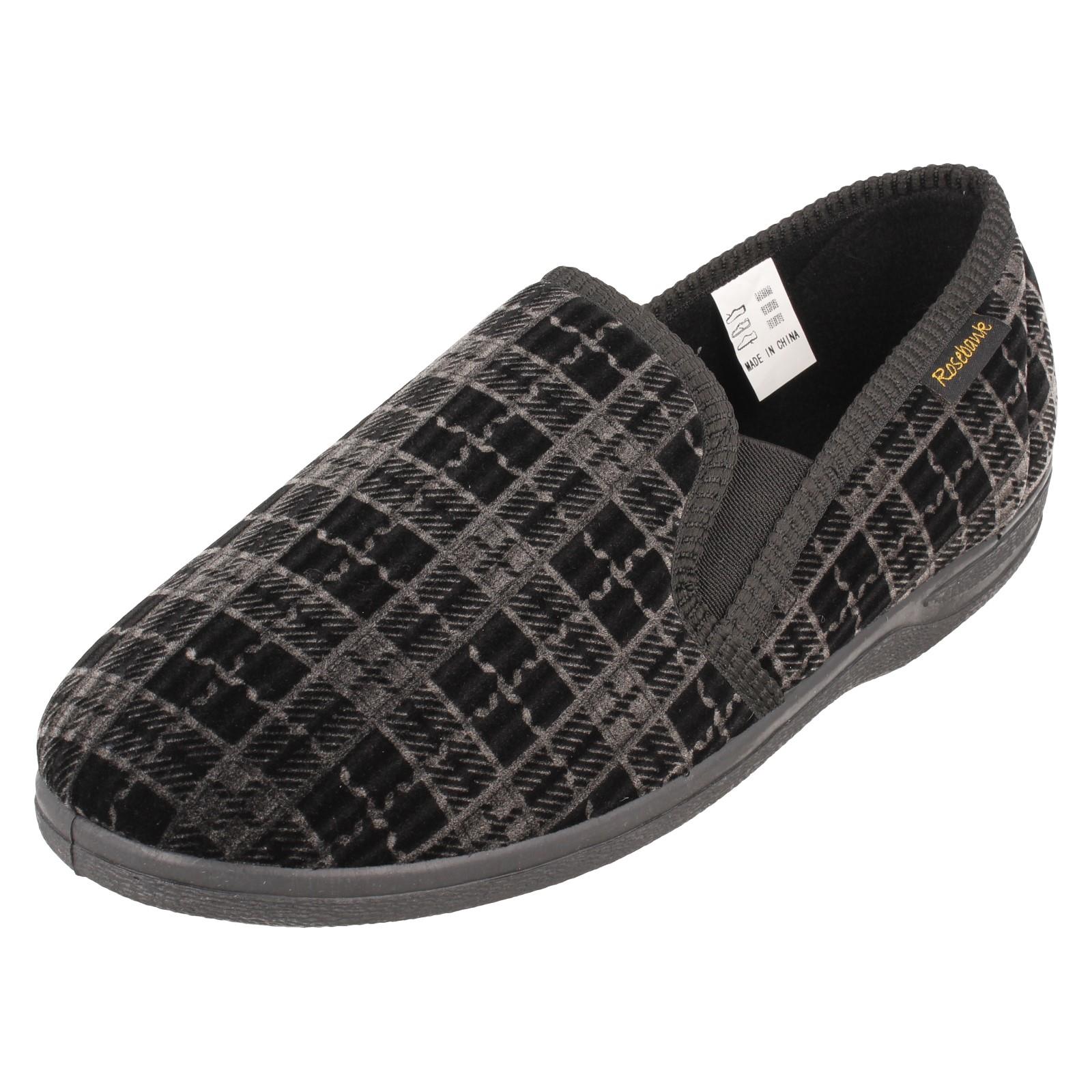 Mens Rosebank Twin Gusset Indoor Slippers Jack - Picture 11 of 19