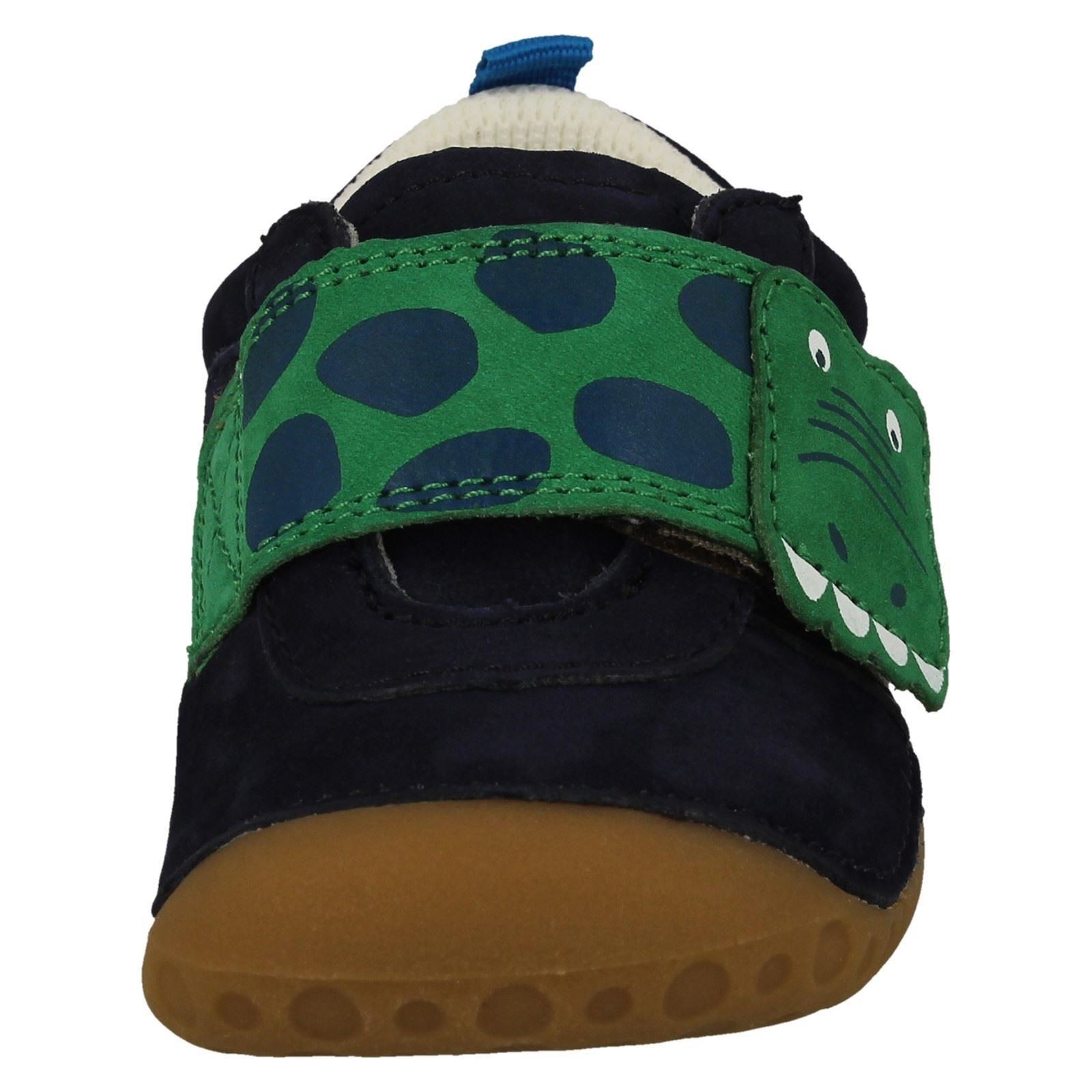 Boys JoJo Maman Bébé Collection By Startrite Dinosaur Detail Shoes 'Little Mate' - Picture 3 of 10
