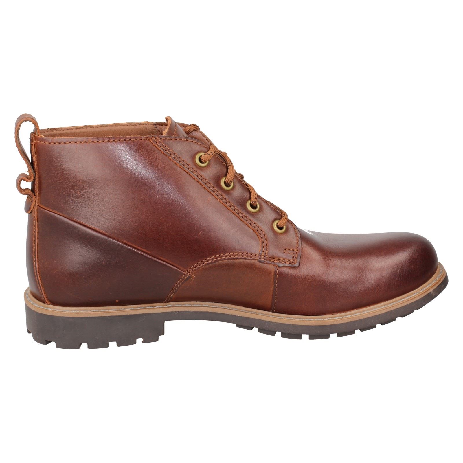 Stivaletti casual da uomo Clarks stringati intelligenti Westcombe medi - Foto 17 di 19