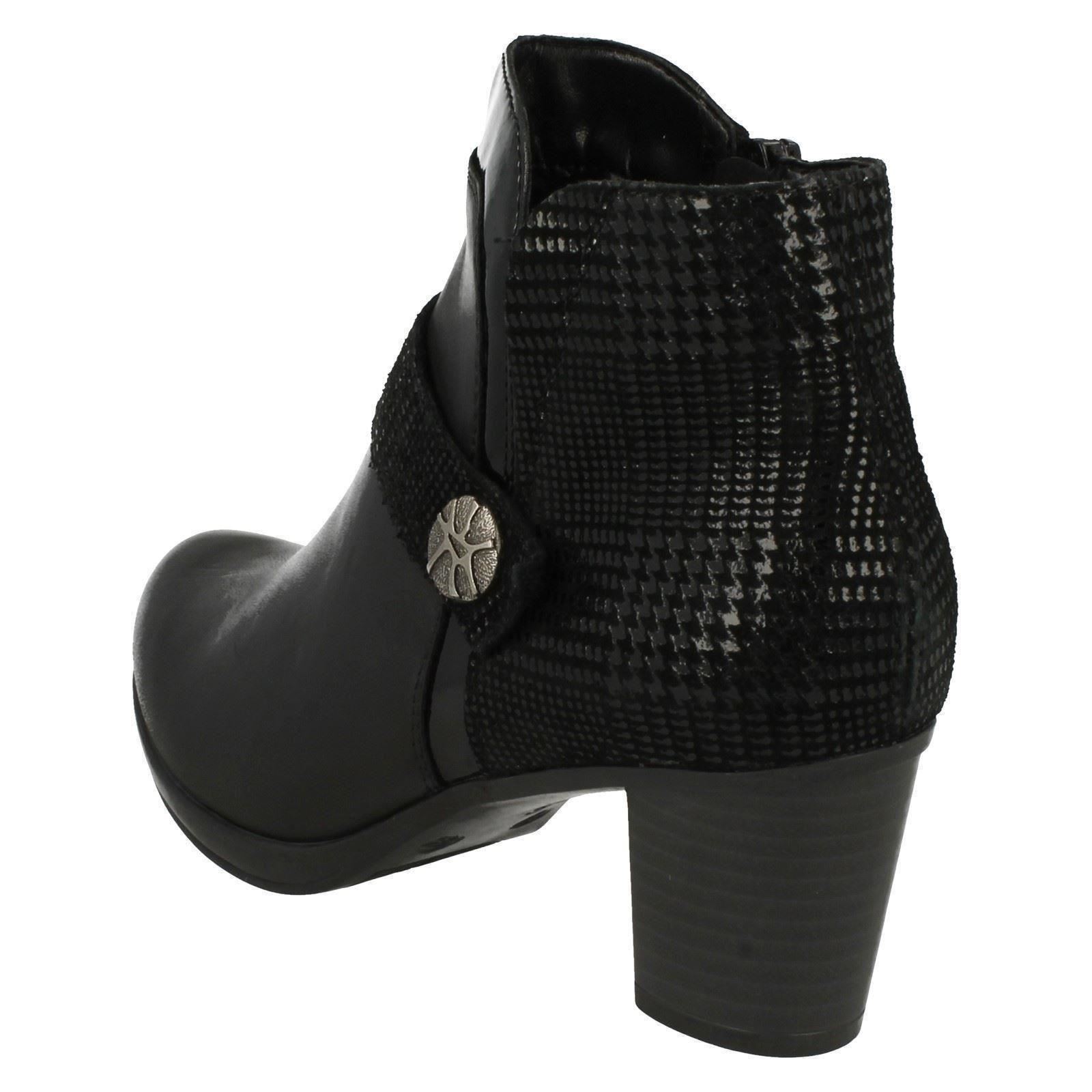 Puntera rojoondeada rojoondeada rojoondeada Damas REMONTE botas al Tobillo Informales Tacón alto Cremallera de Cuero R1571 f83a38 Puntera rojoondeada rojoondeada rojoondeada Damas REMONTE botas al Tobillo Informales Tacón alto Cremallera de Cuero R1571 f83a38