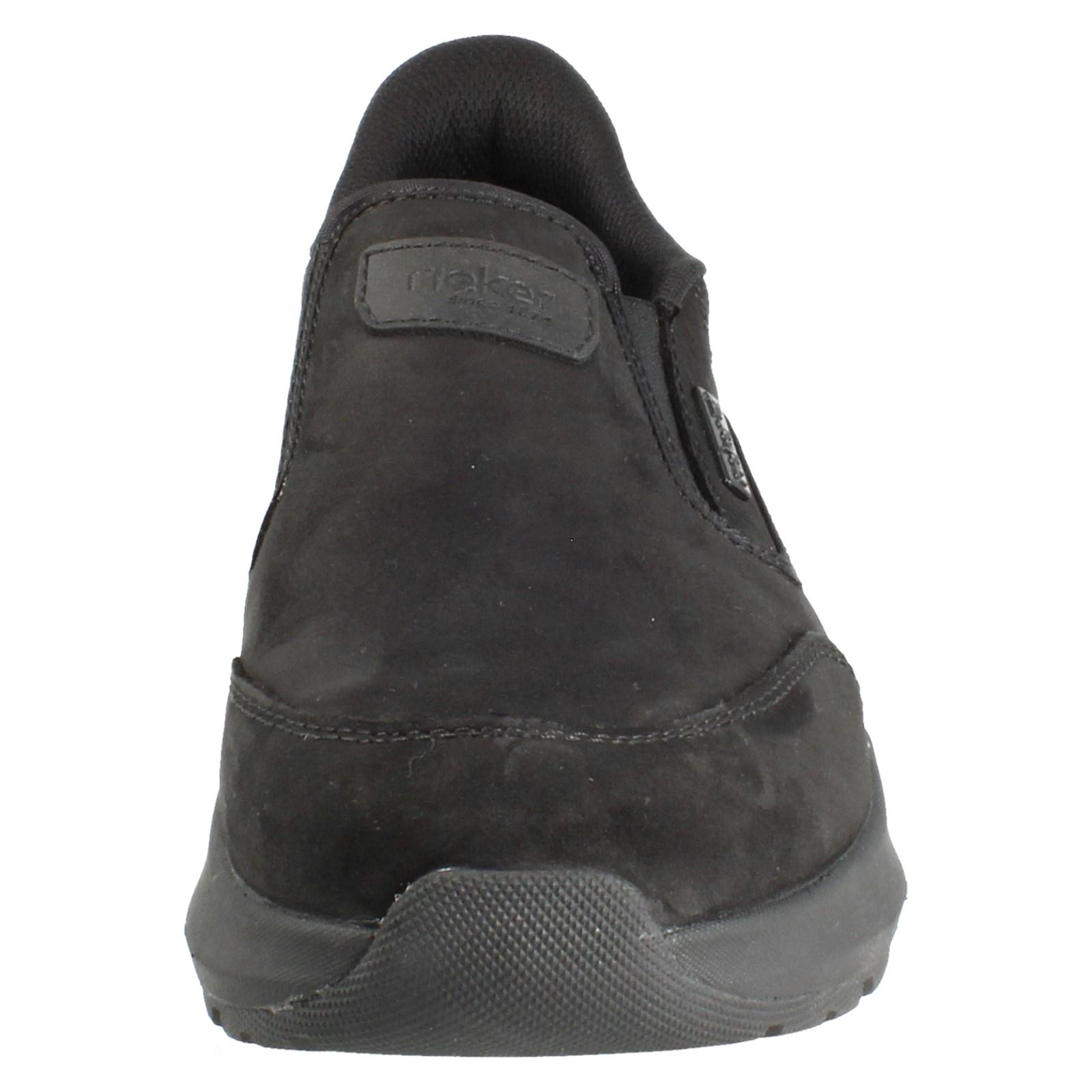 Hommes Rieker-Tex Cuir Prêt À Go à Enfiler Talons Mocassins Décontracté: 06052 - Picture 18 of 19