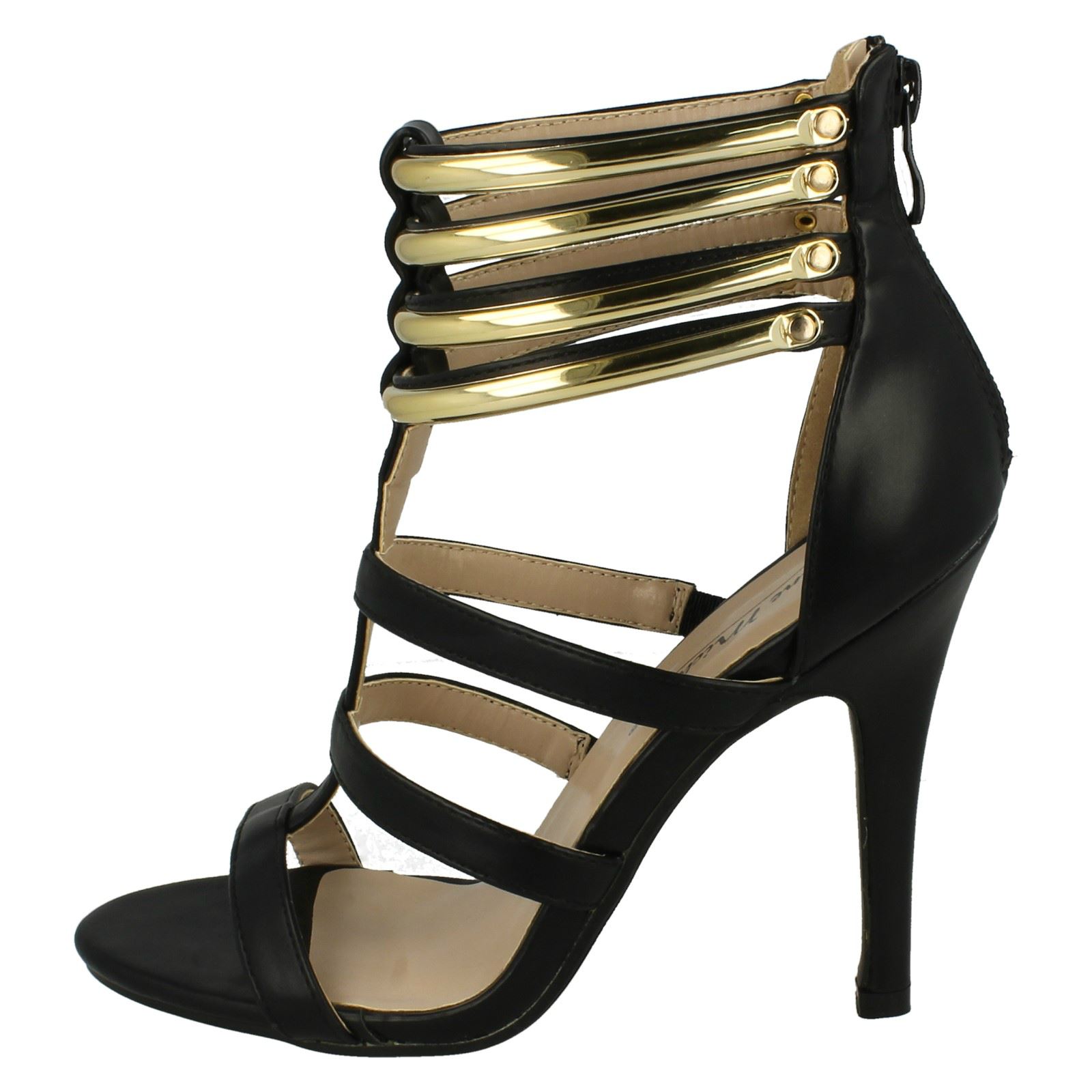 Ladies Anne Michelle Open Toe Heeled Sandals - Picture 6 of 28