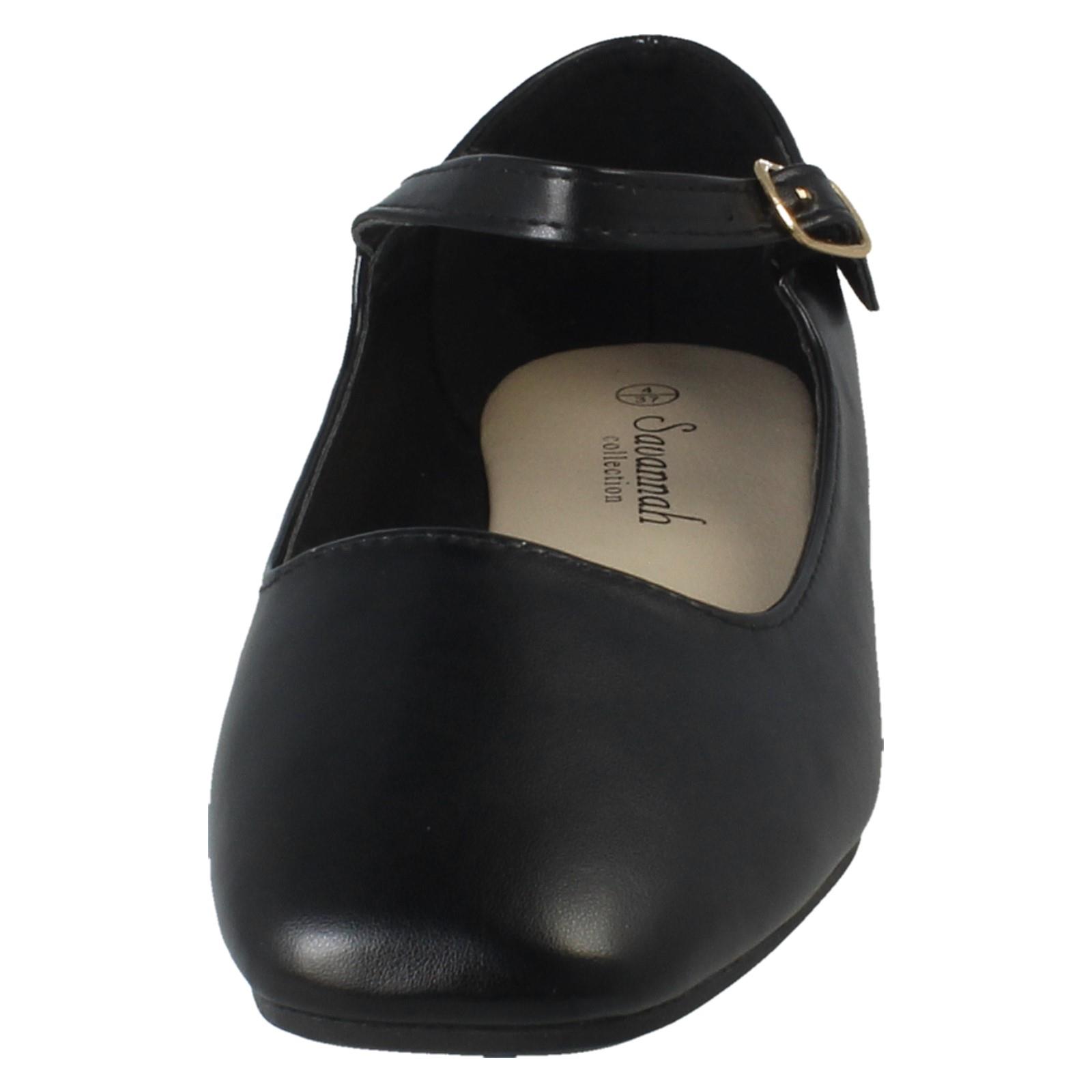 Flache elegante Mary Jane Damenschuhe Savannah mit Schnallenverschluss "F8R0587" - Bild 18 von 28