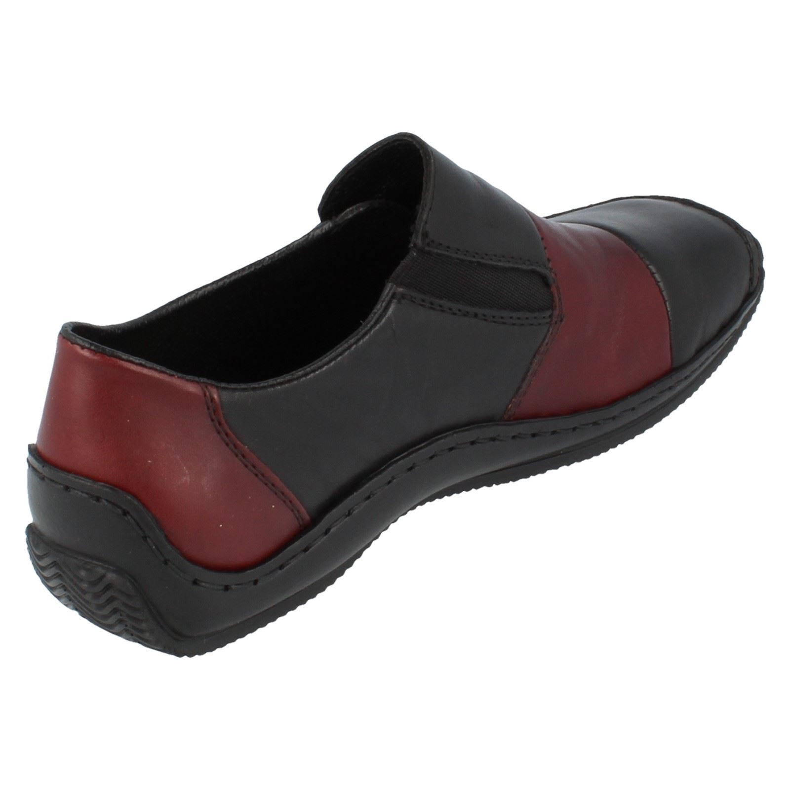 Ladies Faux Faux Faux Loop Fastening Rieker Slip On shoes L1762 99389c Ladies Faux Faux Faux Loop Fastening Rieker Slip On shoes L1762 99389c